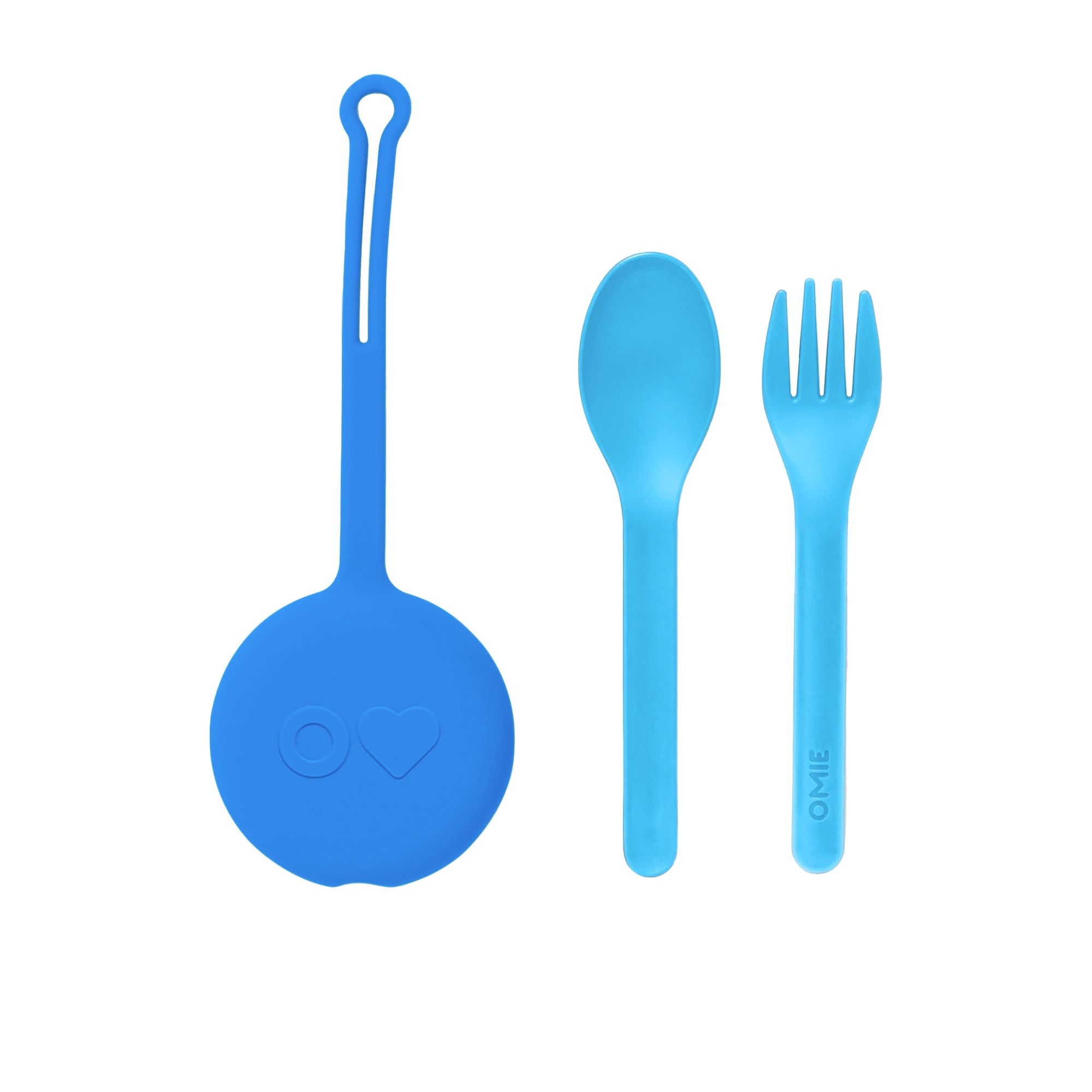 Omie OmiePod Cutlery Set 3pc Capri Blue Image 1