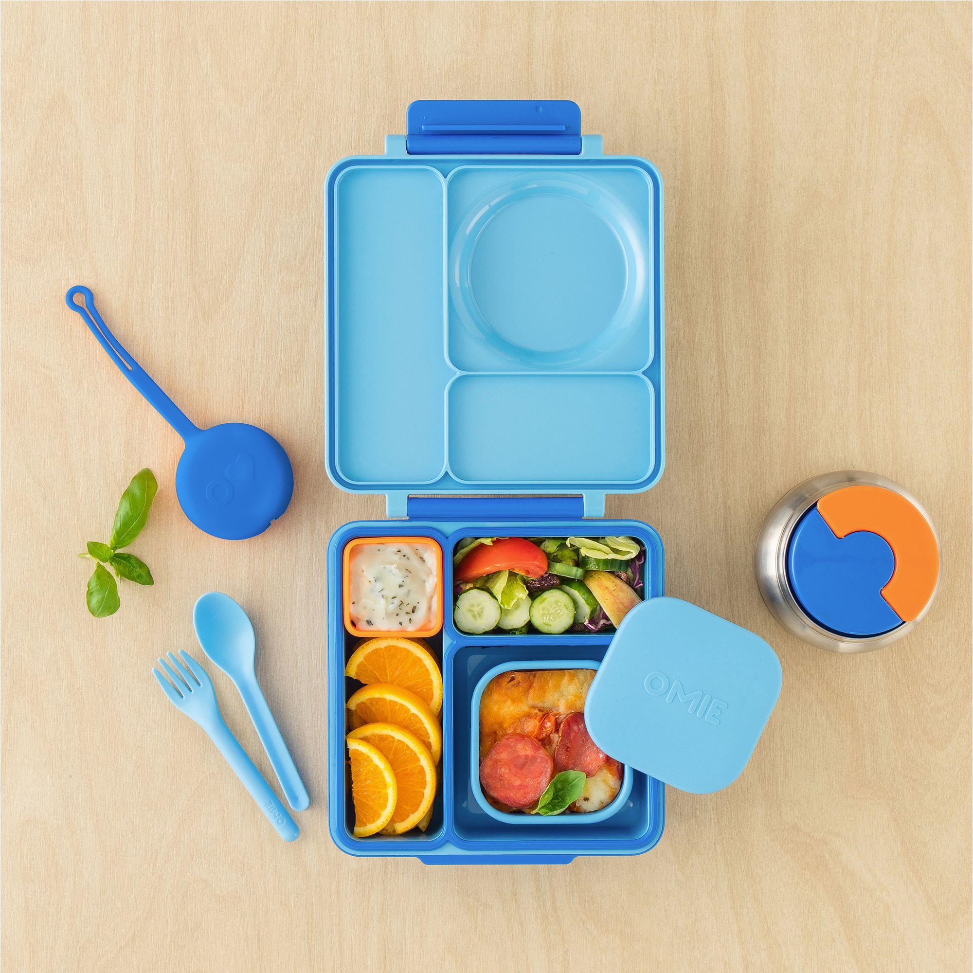Omie OmieSnack Silicone Snack Container 280ml Blue Image 4