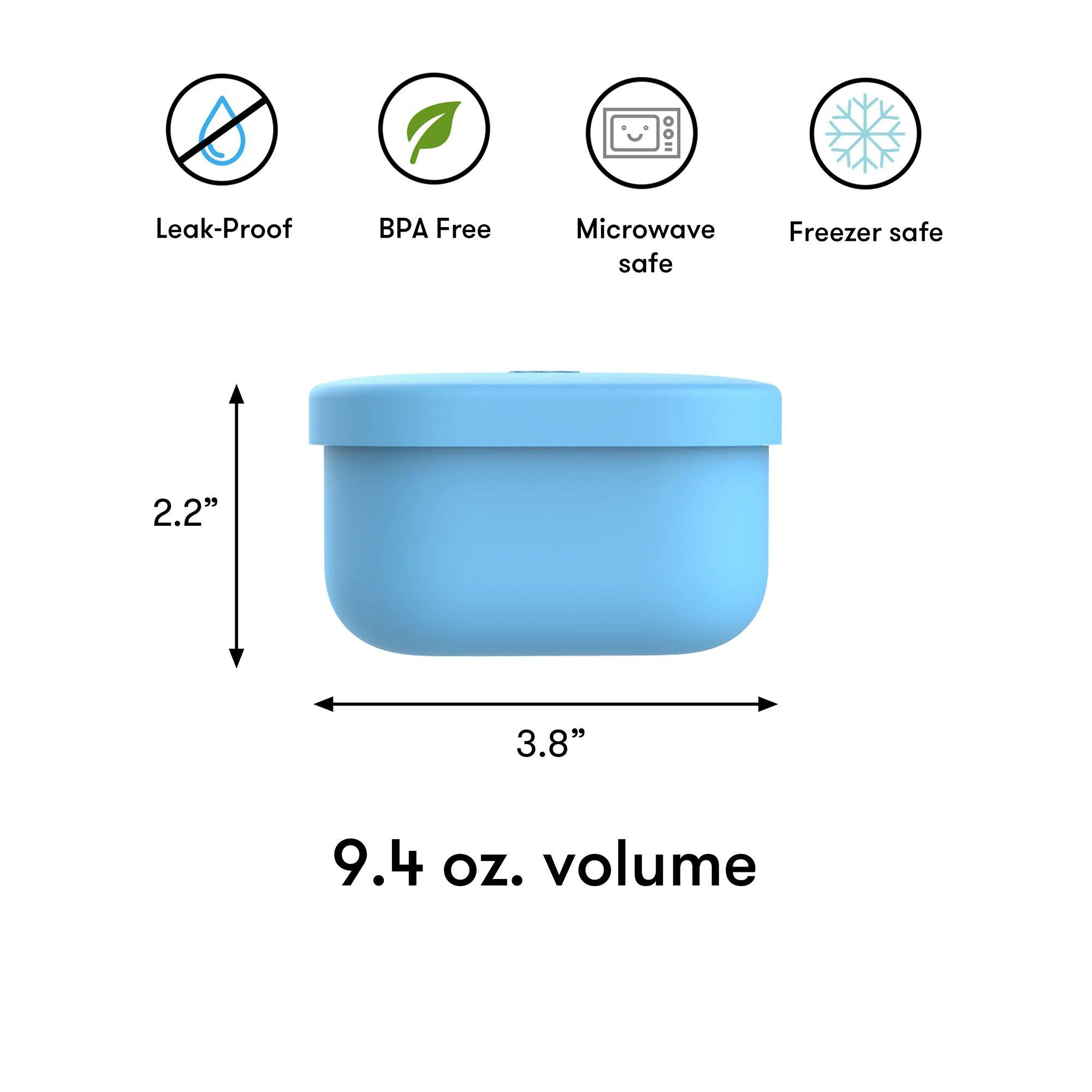 Omie OmieSnack Silicone Snack Container 280ml Blue Image 5