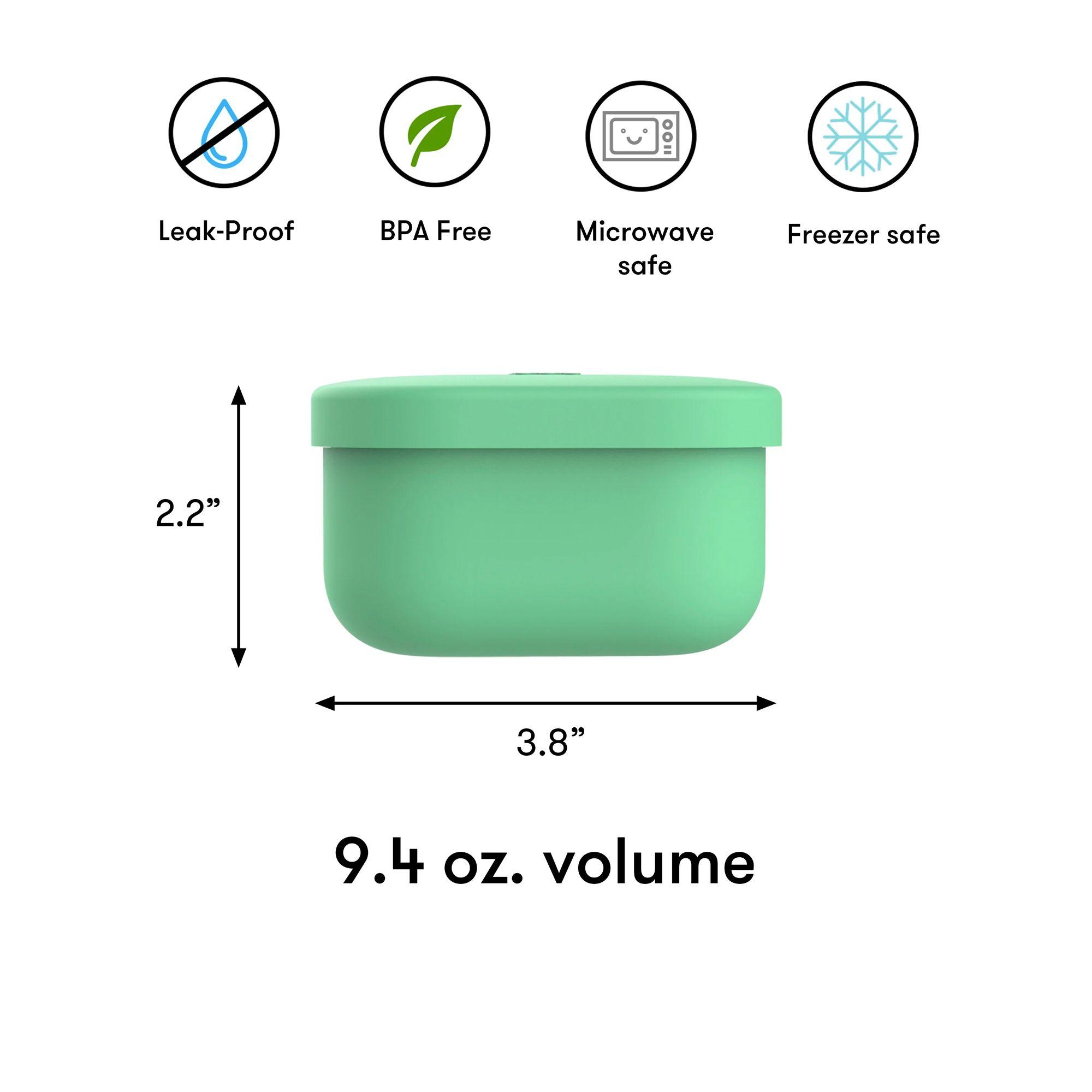 Omie OmieSnack Silicone Snack Container 280ml Green Image 5