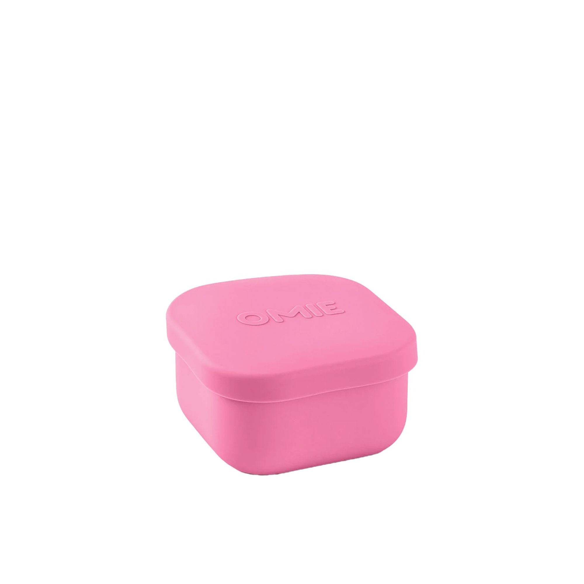 Omie OmieSnack Silicone Snack Container 280ml Pink Image 1