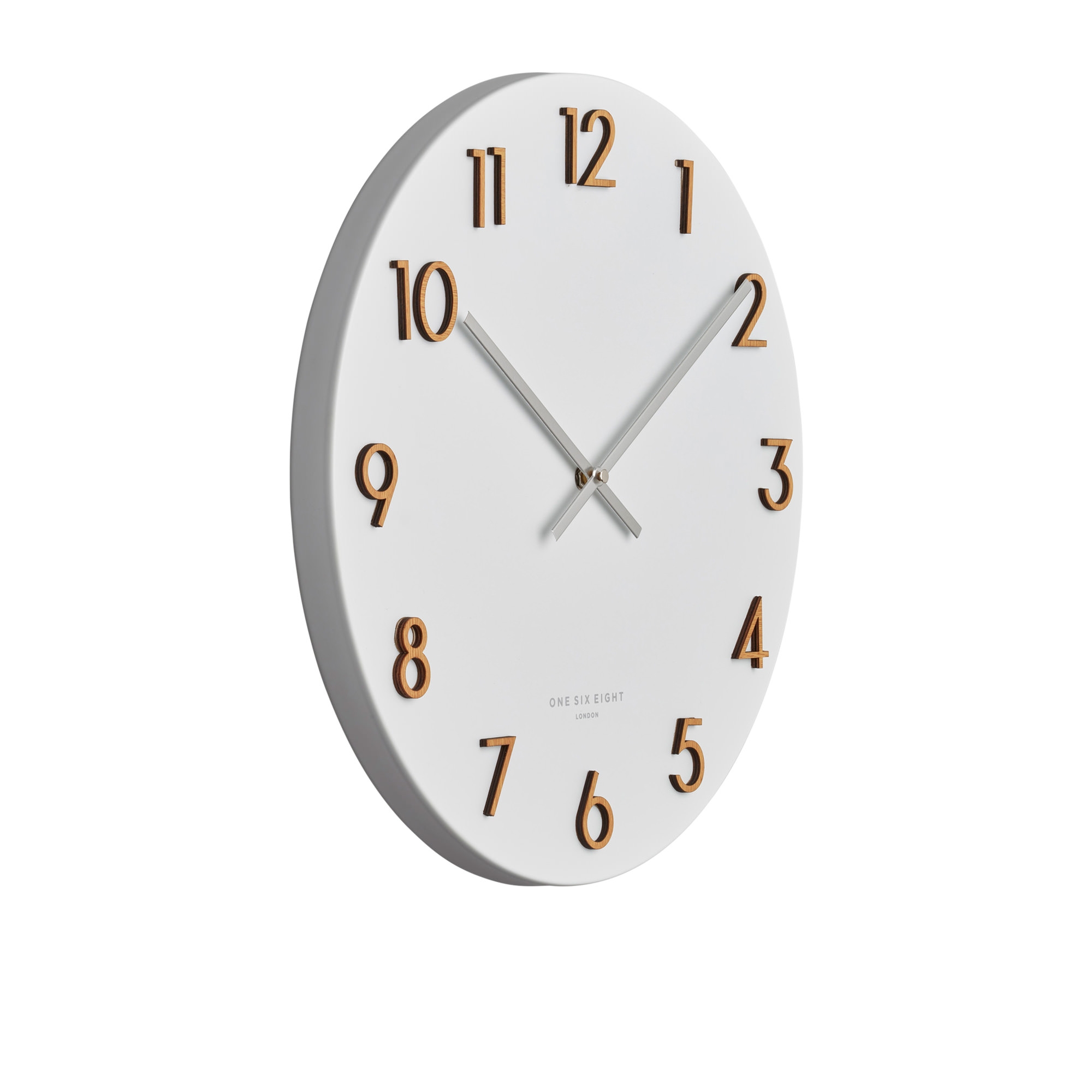 One Six Eight London Katelyn Metal Wall Clock 60cm White Image 2