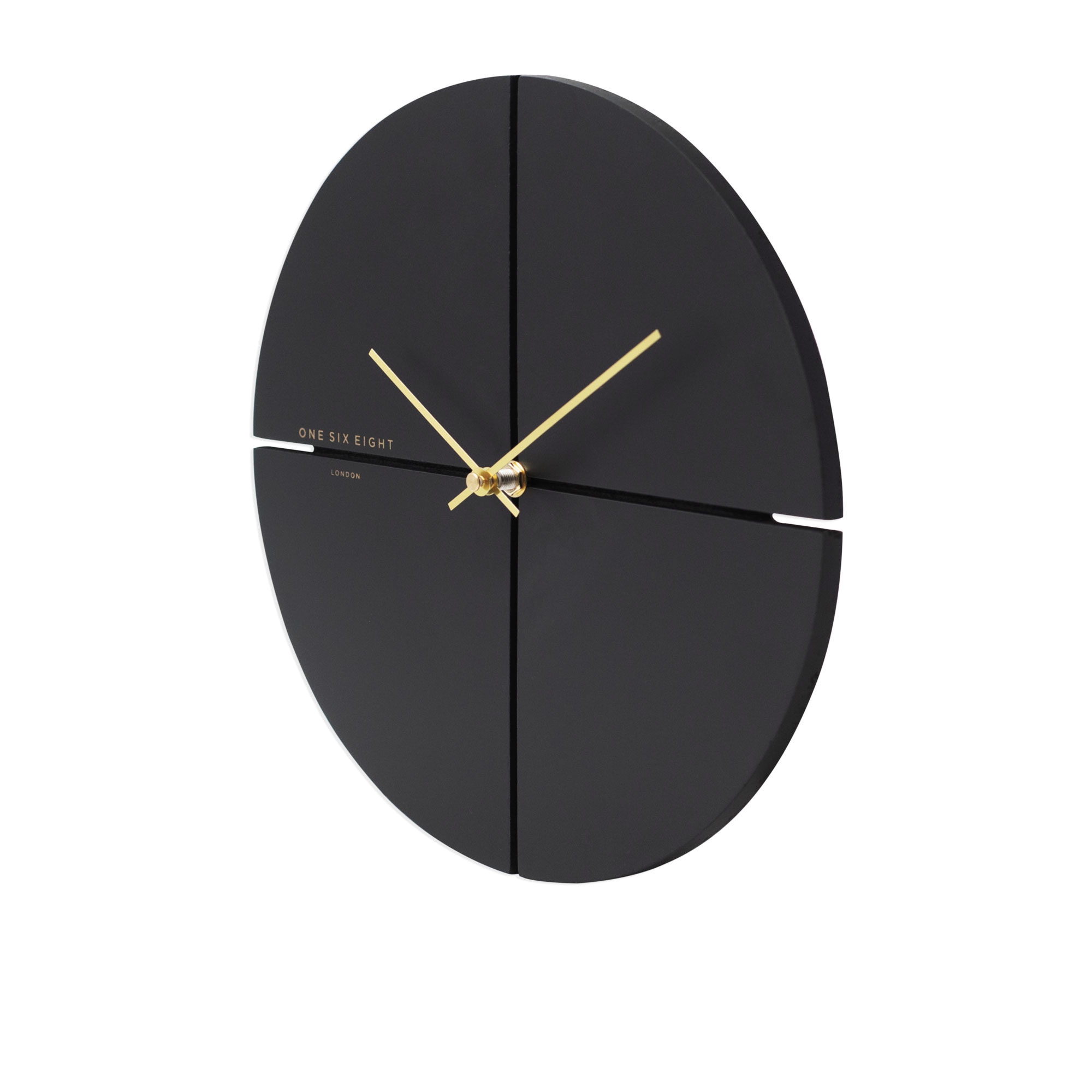 One Six Eight London Liam Silent Wall Clock 60cm Charcoal Grey Image 2