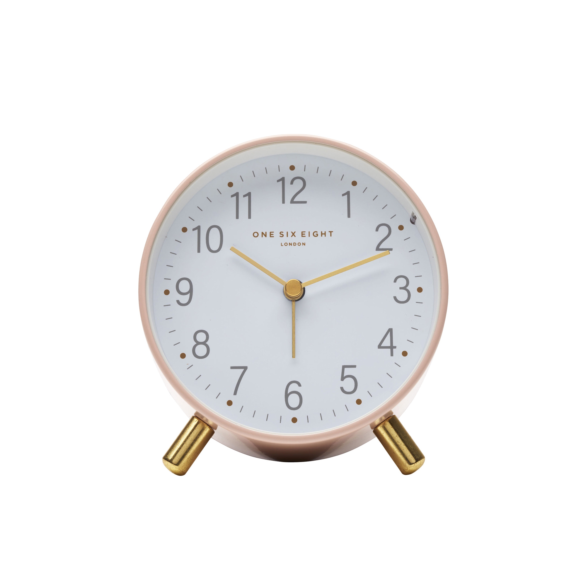 One Six Eight London Maisie Silent Alarm Clock Blush Image 1