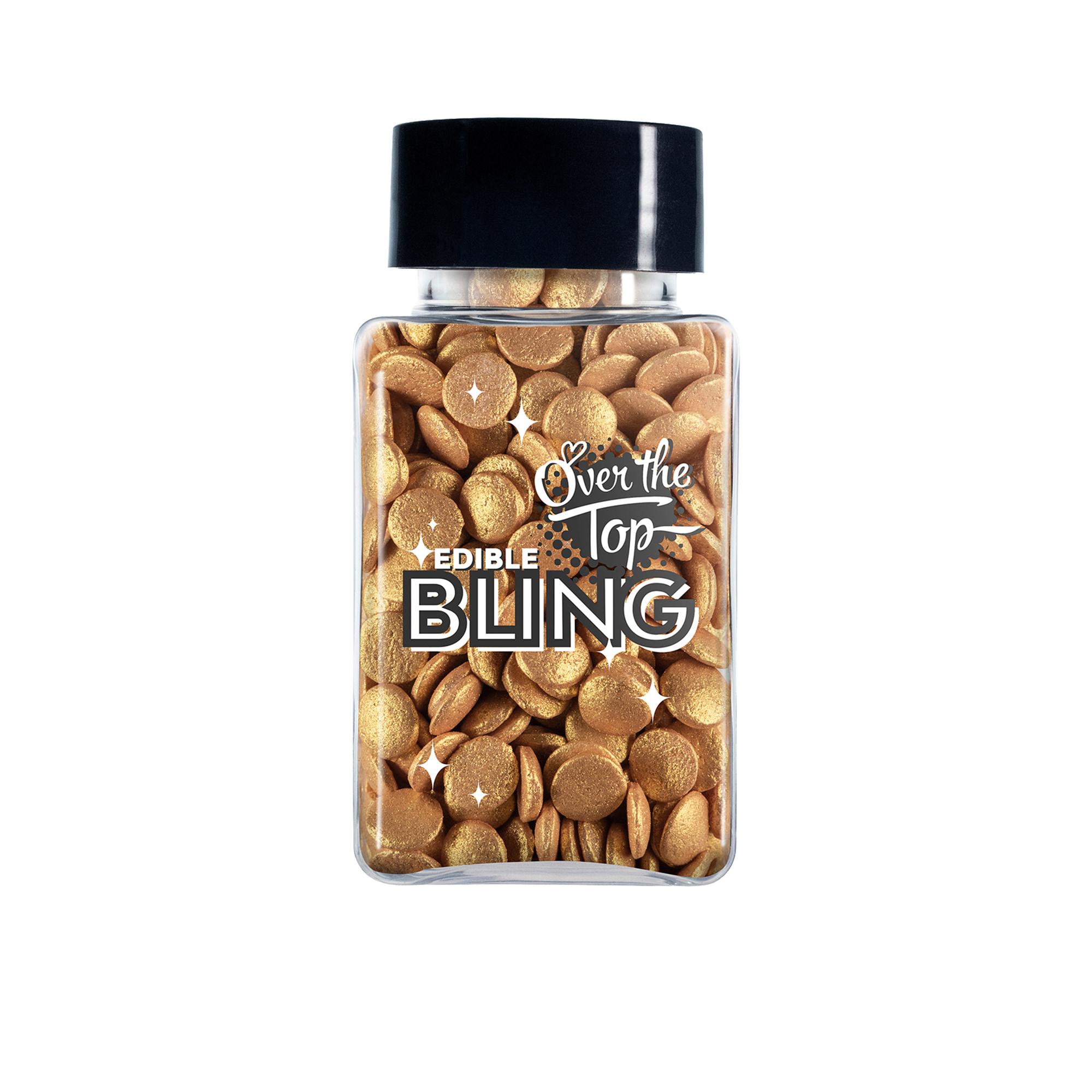 Over The Top Edible Bling Gold Confetti 55g Image 1