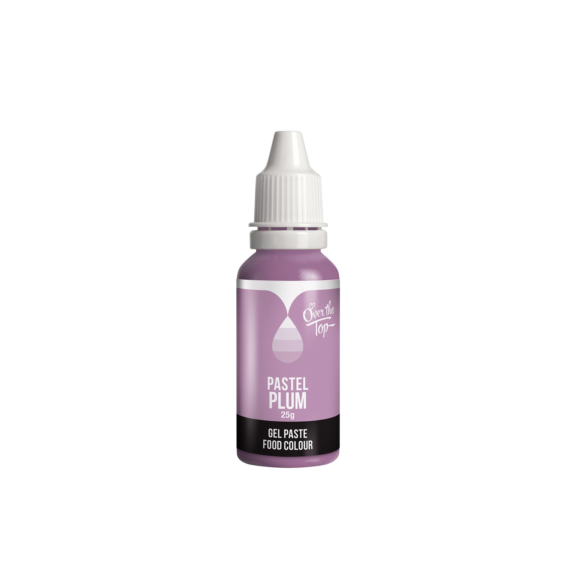 Over the Top Pastel Gel Food Colour 25ml Plum Image 1