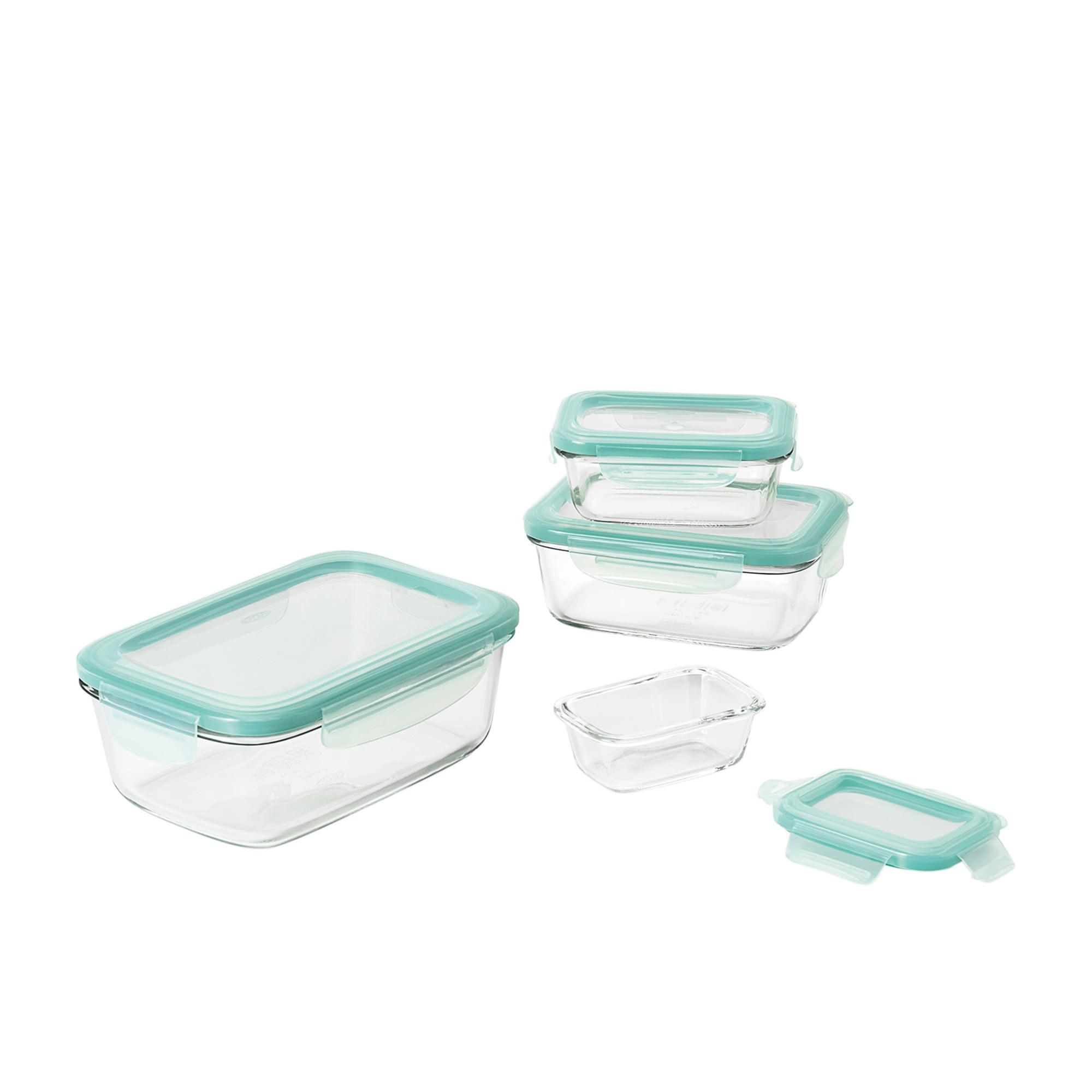 OXO Good Grips Smart Seal Rectangular Glass Container Set 4pc Image 4