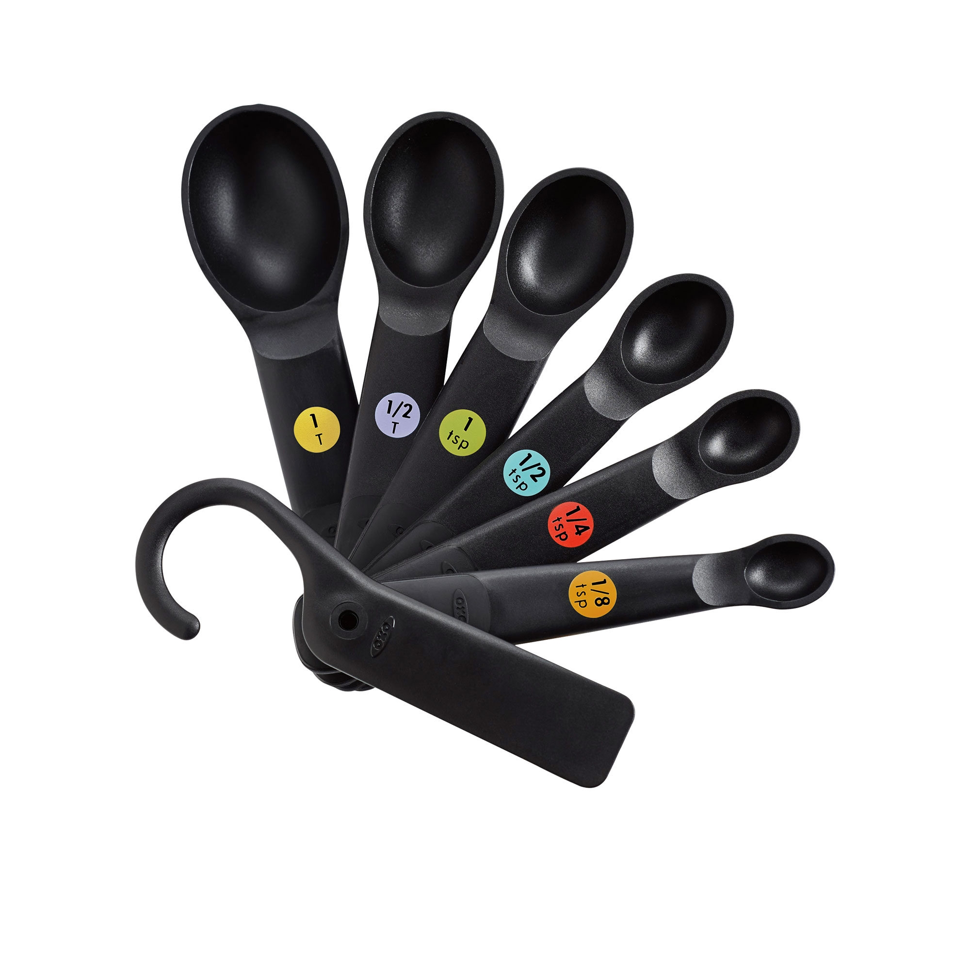 OXO Good Grips Measuring Spoon Set 7pc Black Image 1