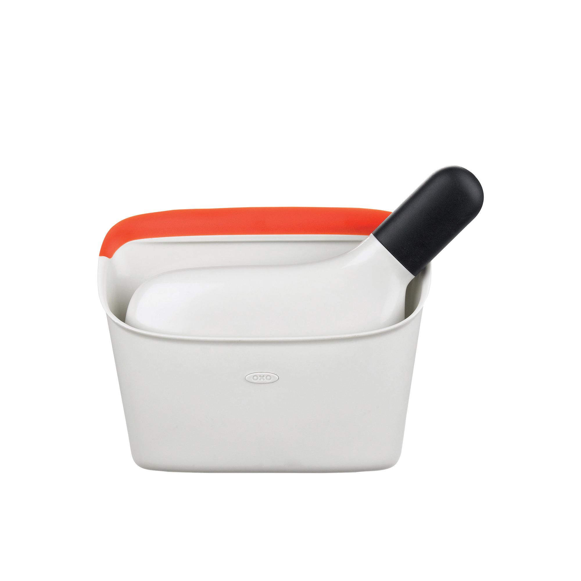 OXO Good Grips Compact Dustpan & Brush Set White Image 1