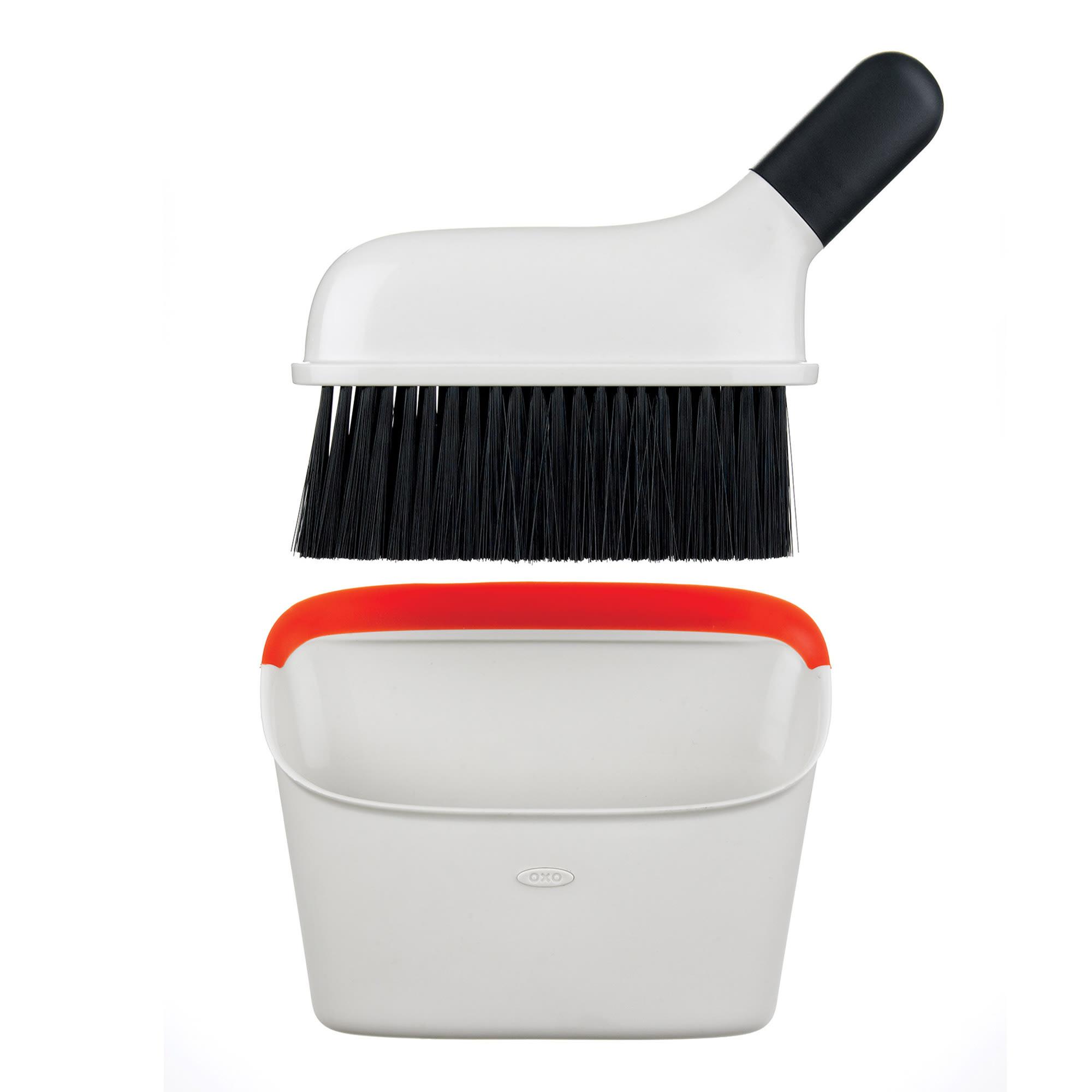 OXO Good Grips Compact Dustpan & Brush Set White Image 2