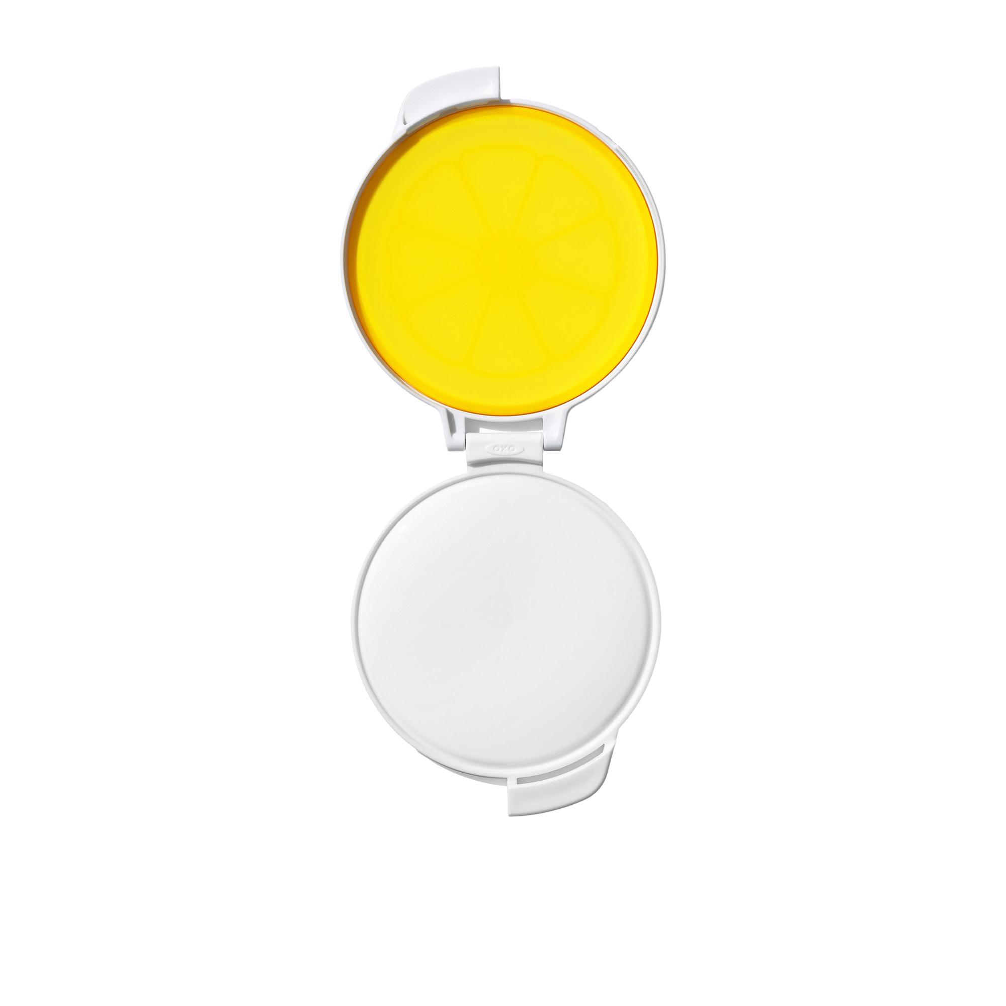 OXO Good Grips Cut & Keep Silicone Lemon Saver Yellow Image 3