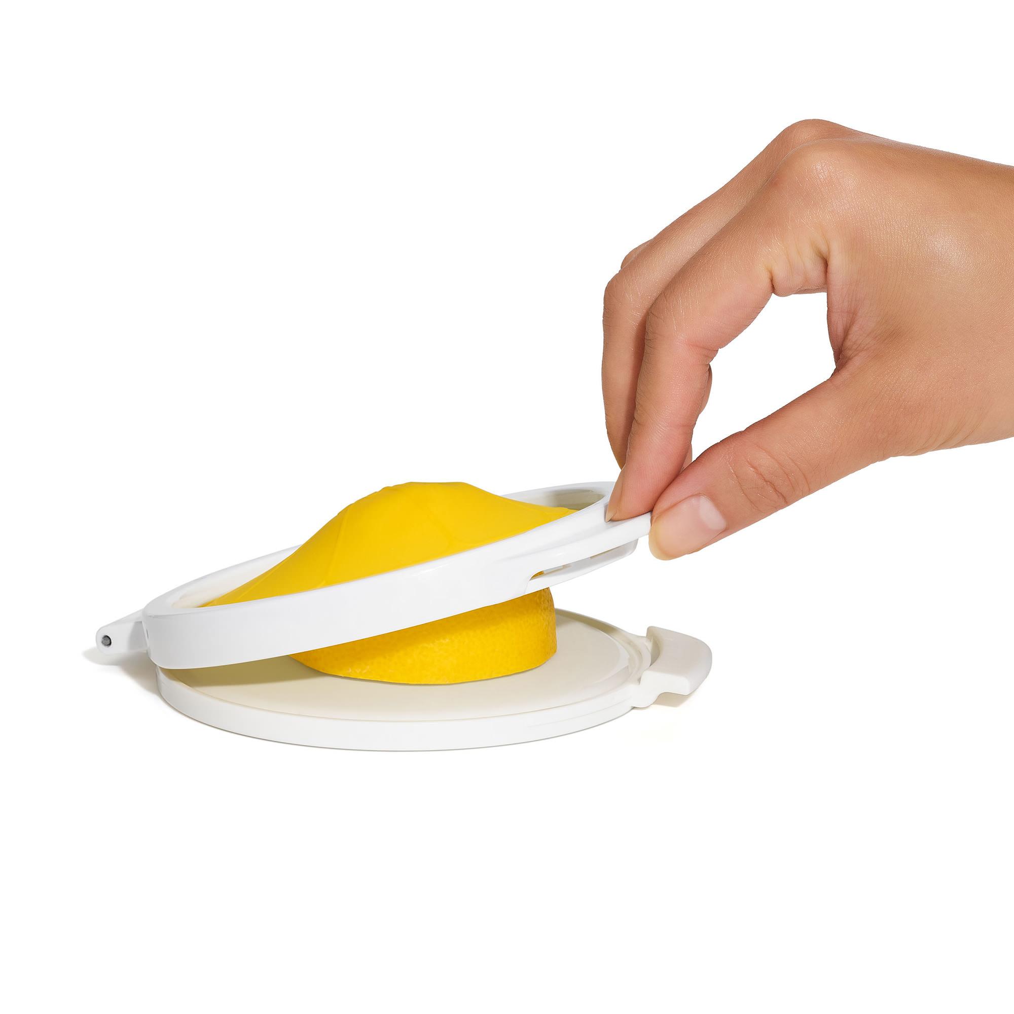 OXO Good Grips Cut & Keep Silicone Lemon Saver Yellow Image 6