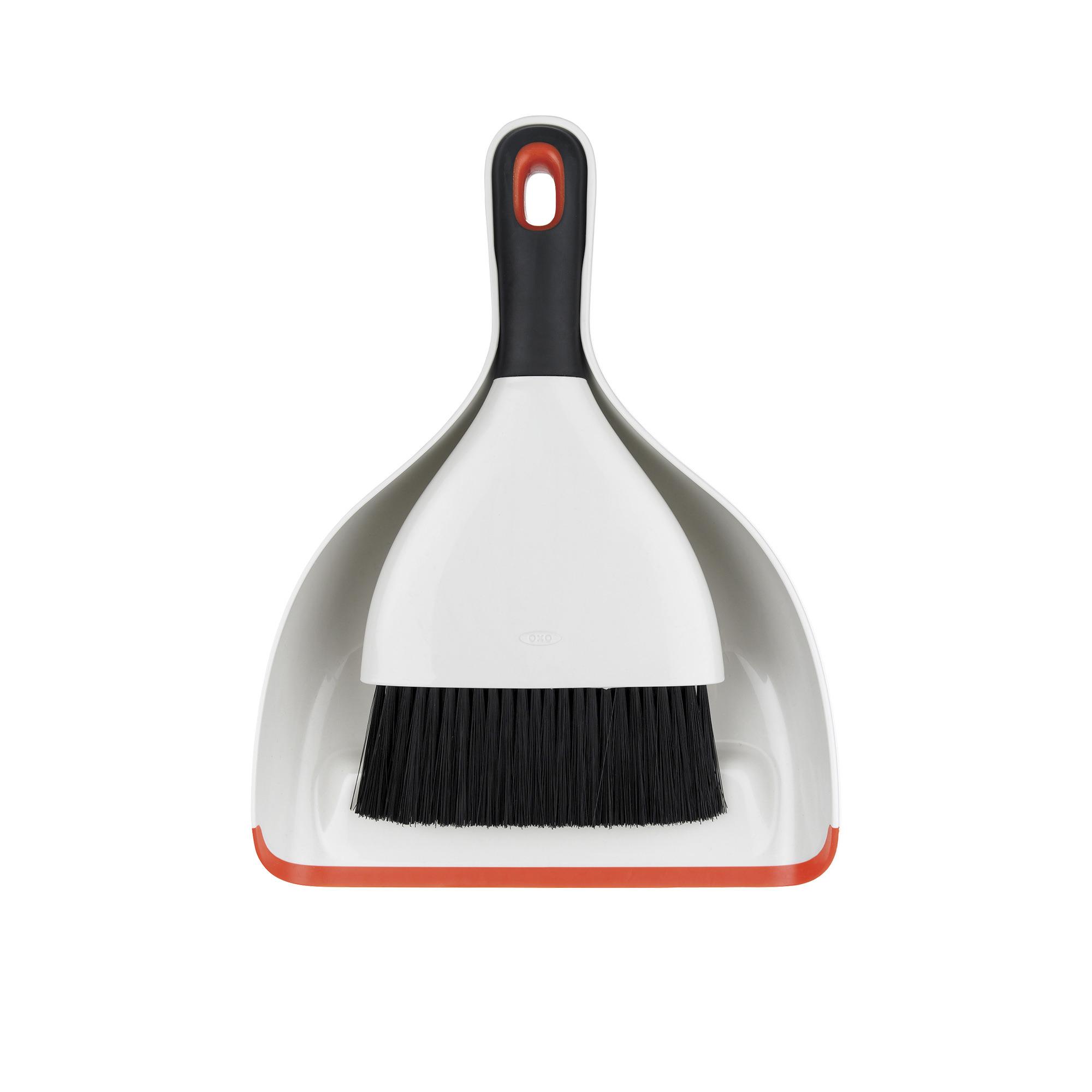 OXO Good Grips Dustpan & Brush Set White Image 1