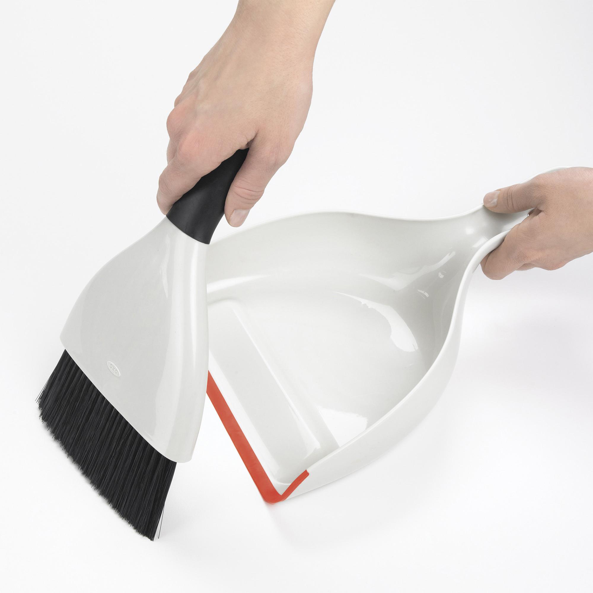 OXO Good Grips Dustpan & Brush Set White Image 2