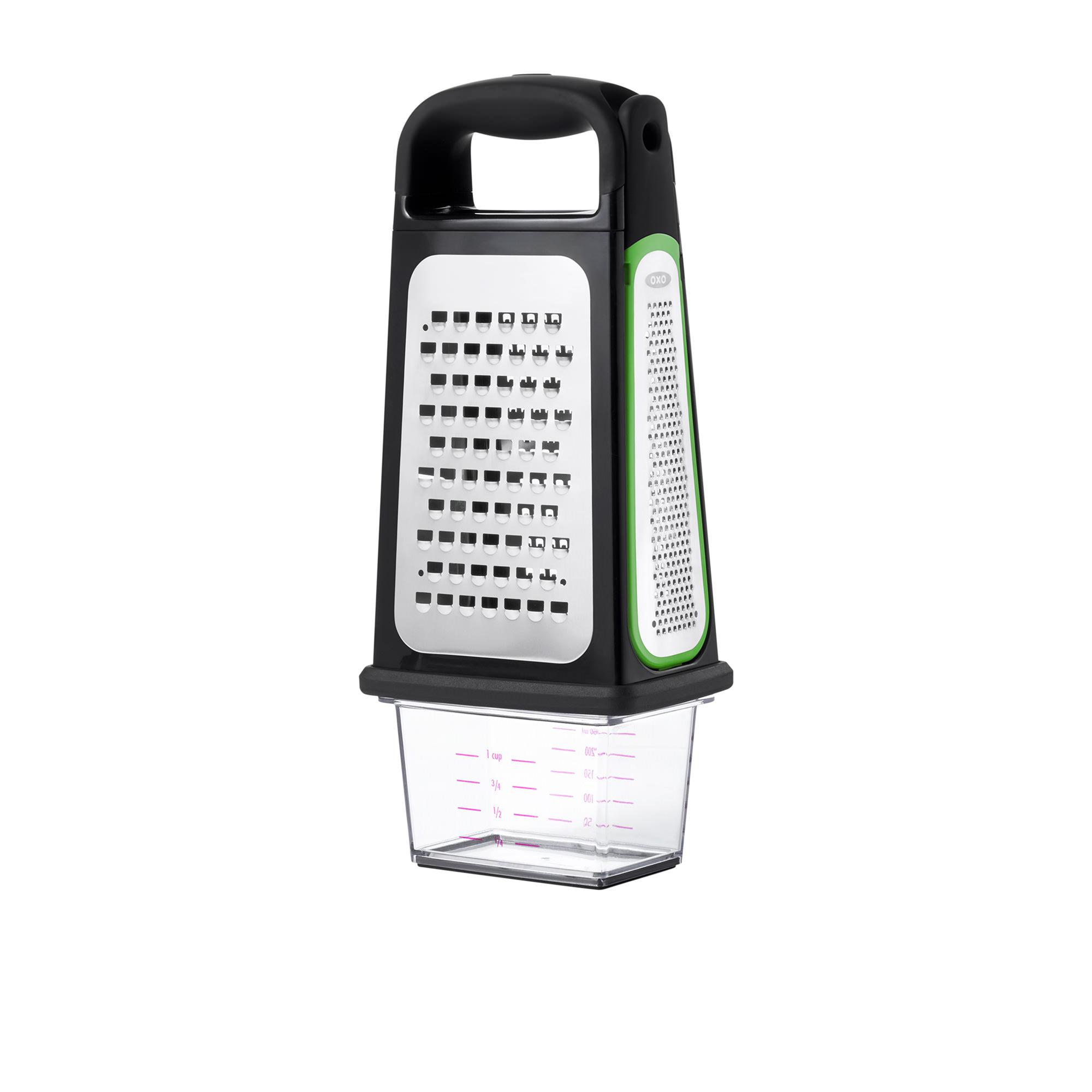 OXO Good Grips Etched Box Grater with Removable Zester Image 1