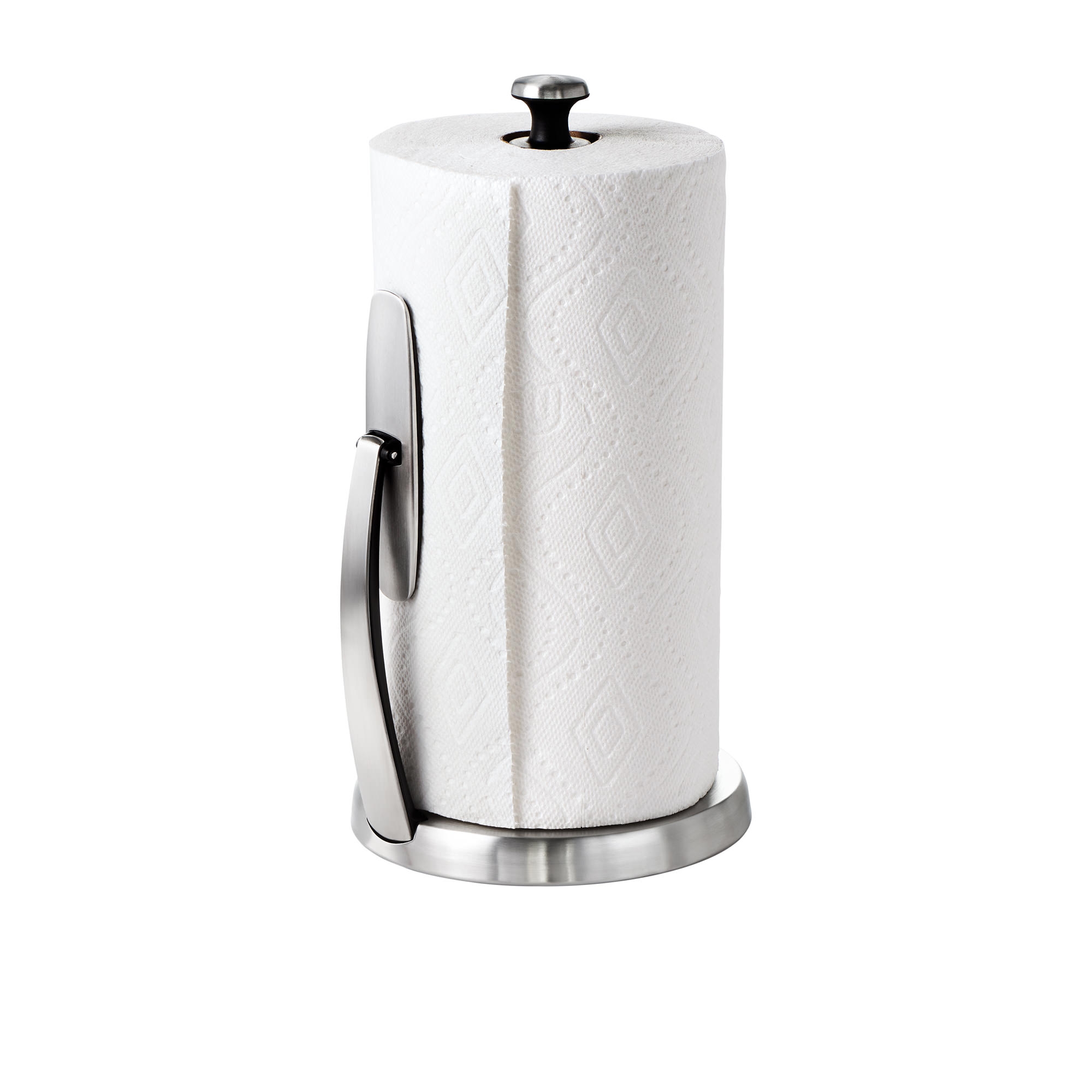OXO Good Grips SimplyTear Paper Towel Holder Stainless Steel Image 2
