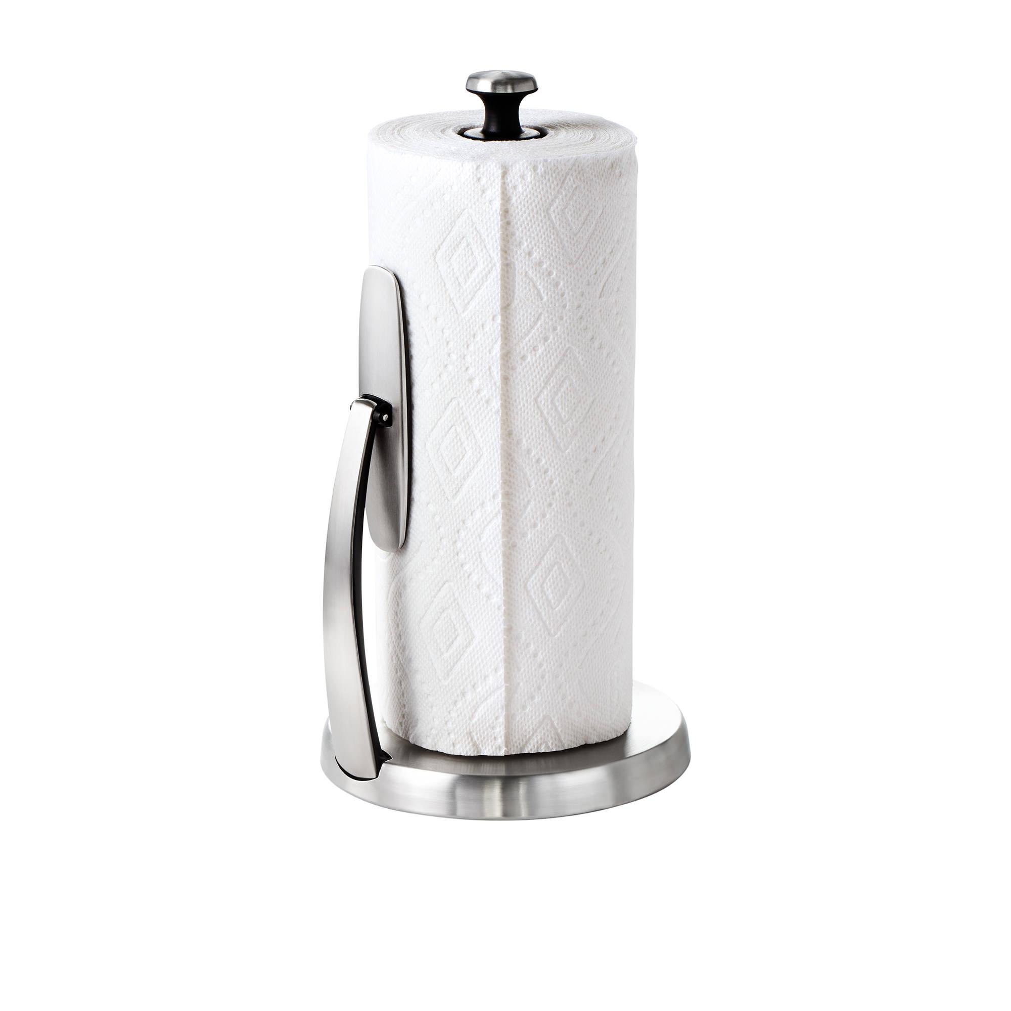 OXO Good Grips SimplyTear Paper Towel Holder Stainless Steel Image 3