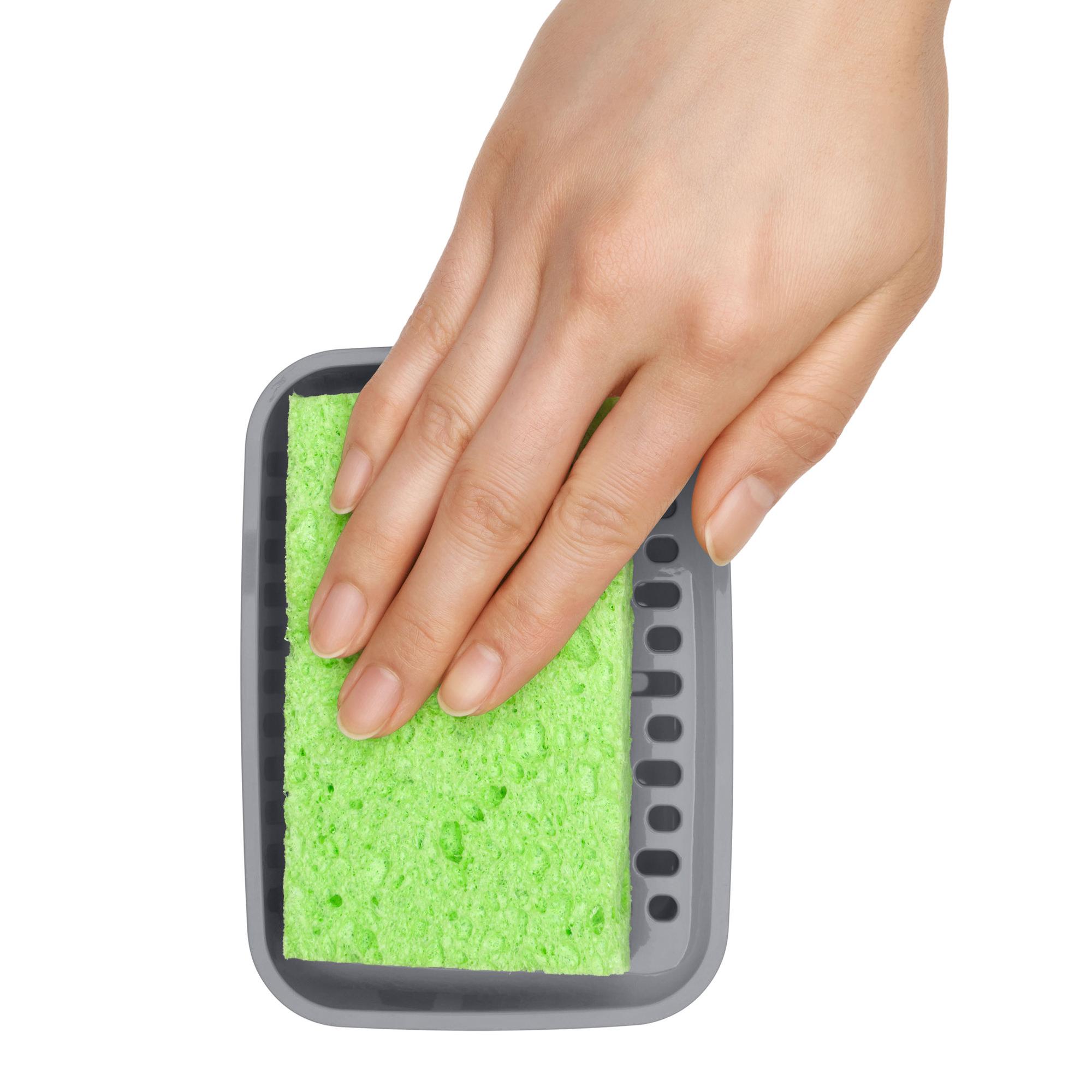 OXO Good Grips Soap Dispensing Sponge Holder Image 6