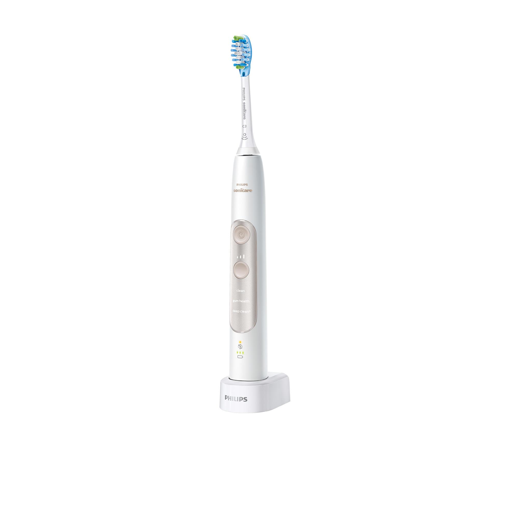 Philips Sonicare 7300 ExpertClean Electric Toothbrush Gold Image 4