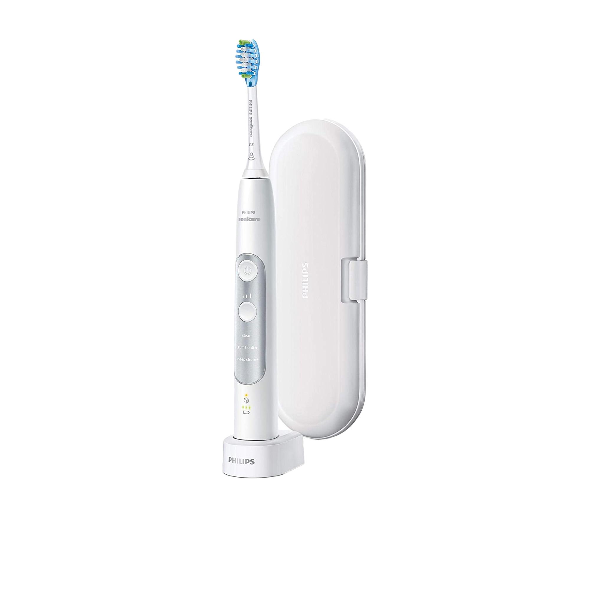 Philips Sonicare 7300 ExpertClean Electric Toothbrush Silver Image 1