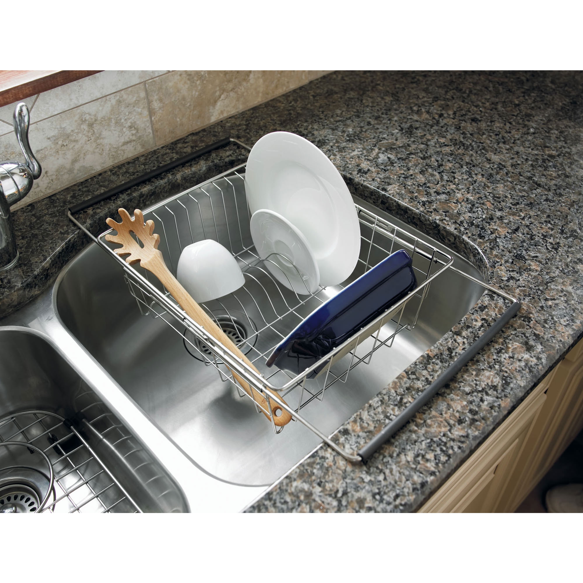 Polder Expandable In Sink Dish Rack Image 2