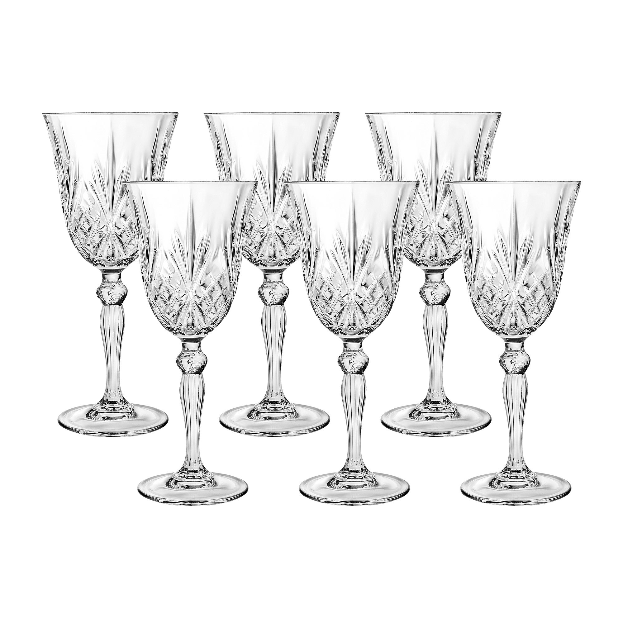 RCR Crystal Melodia Red Wine Glass 270ml Set of 6 Image 1