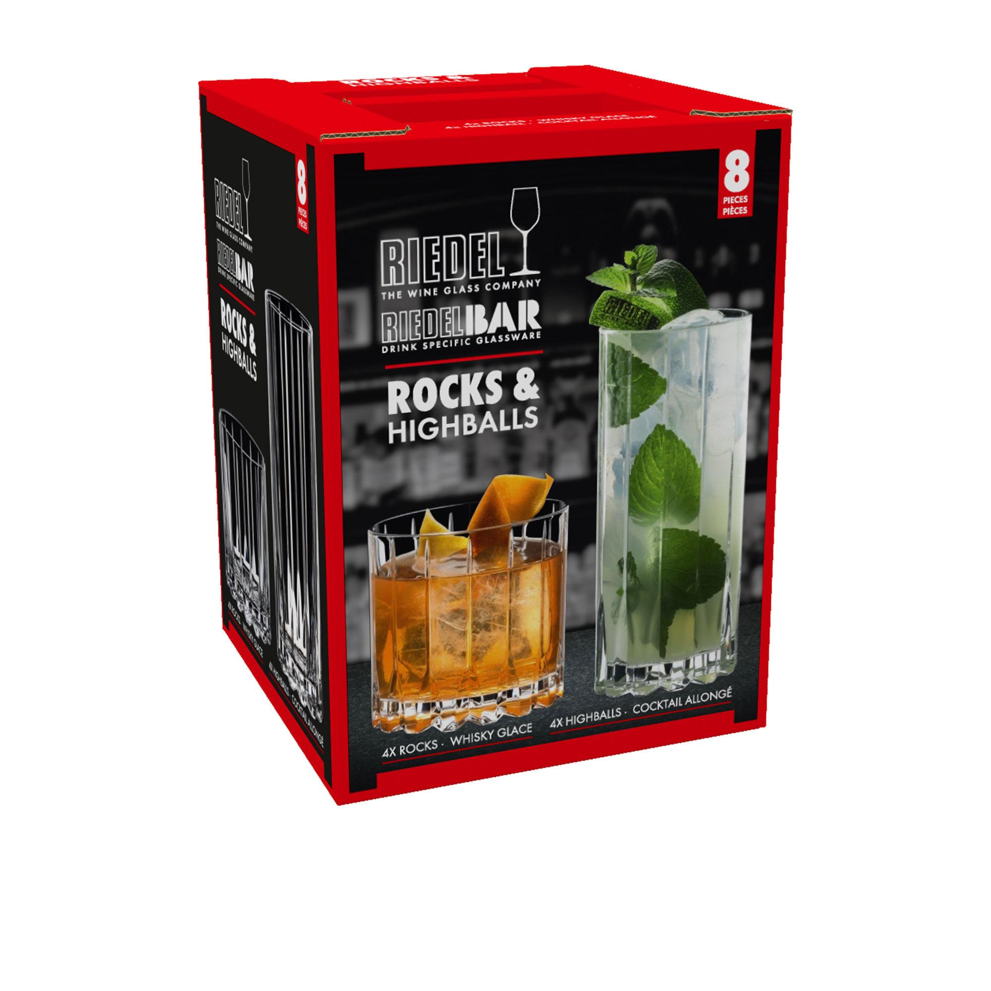 Riedel Drink Specific Rocks Glass and Highball Set 8pc Image 6
