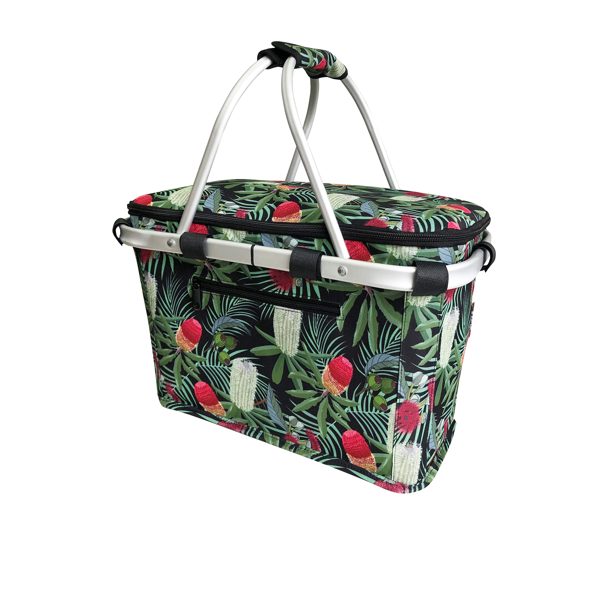 Sachi Insulated Carry Basket with Lid Banksia Image 1
