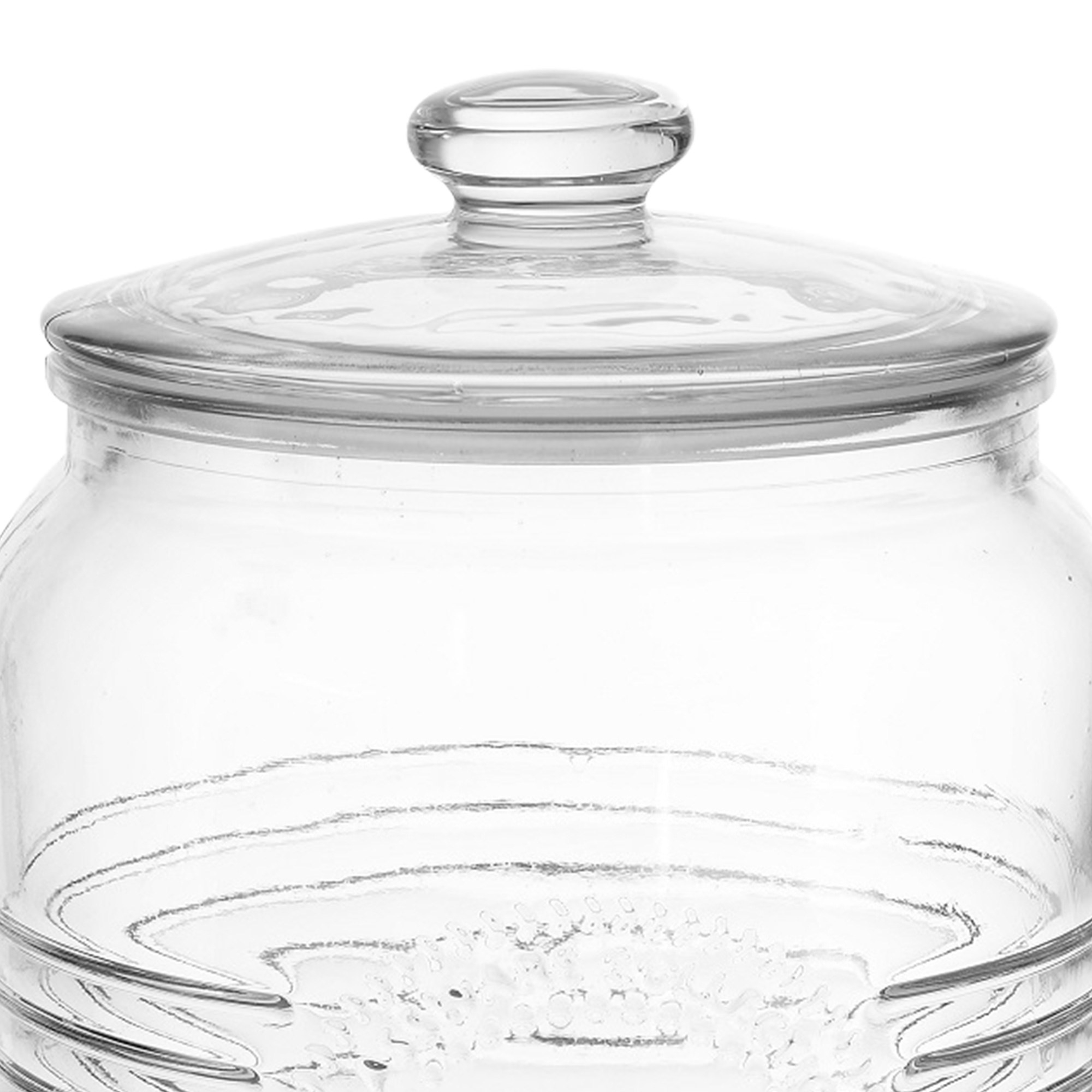 Salisbury & Co Old Fashioned Cookie Jar with Glass Lid 2L Image 2
