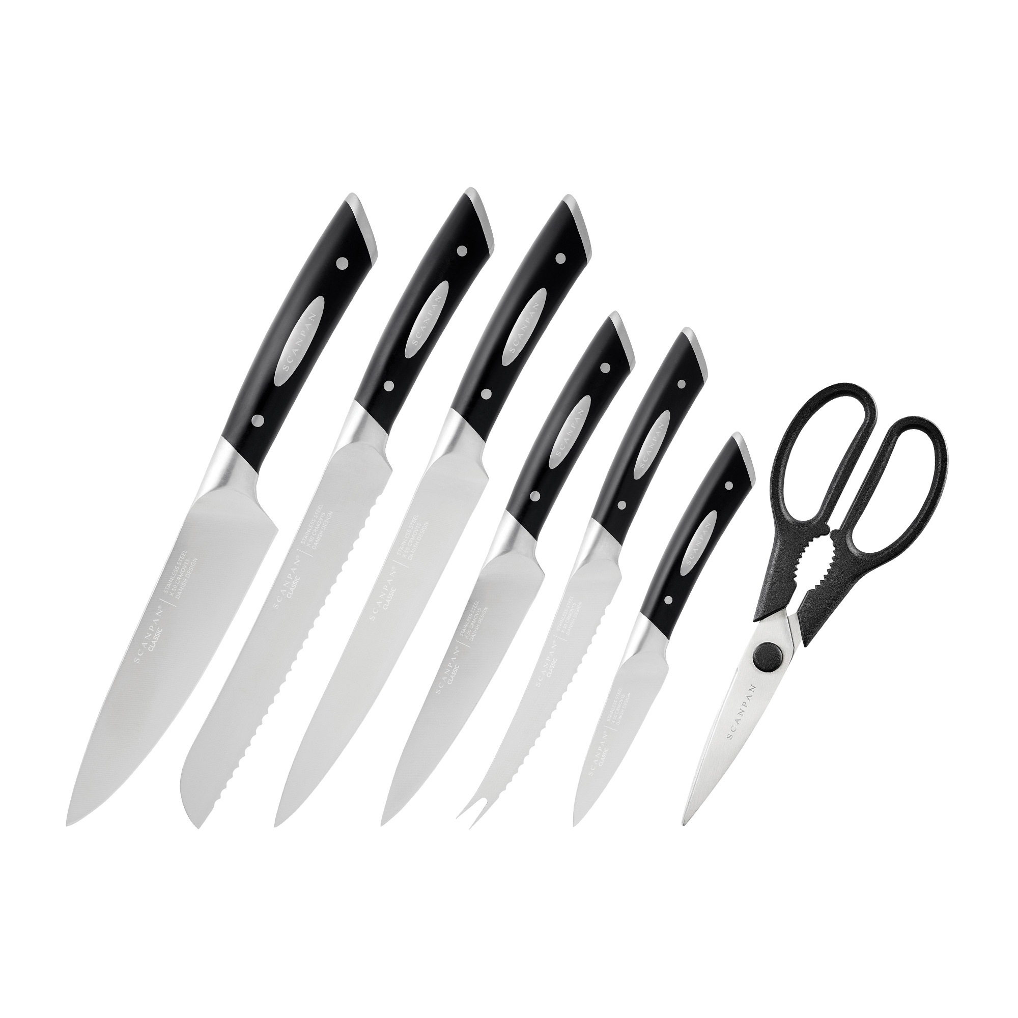 Scanpan Classic 8pc Knife Block Set Image 2