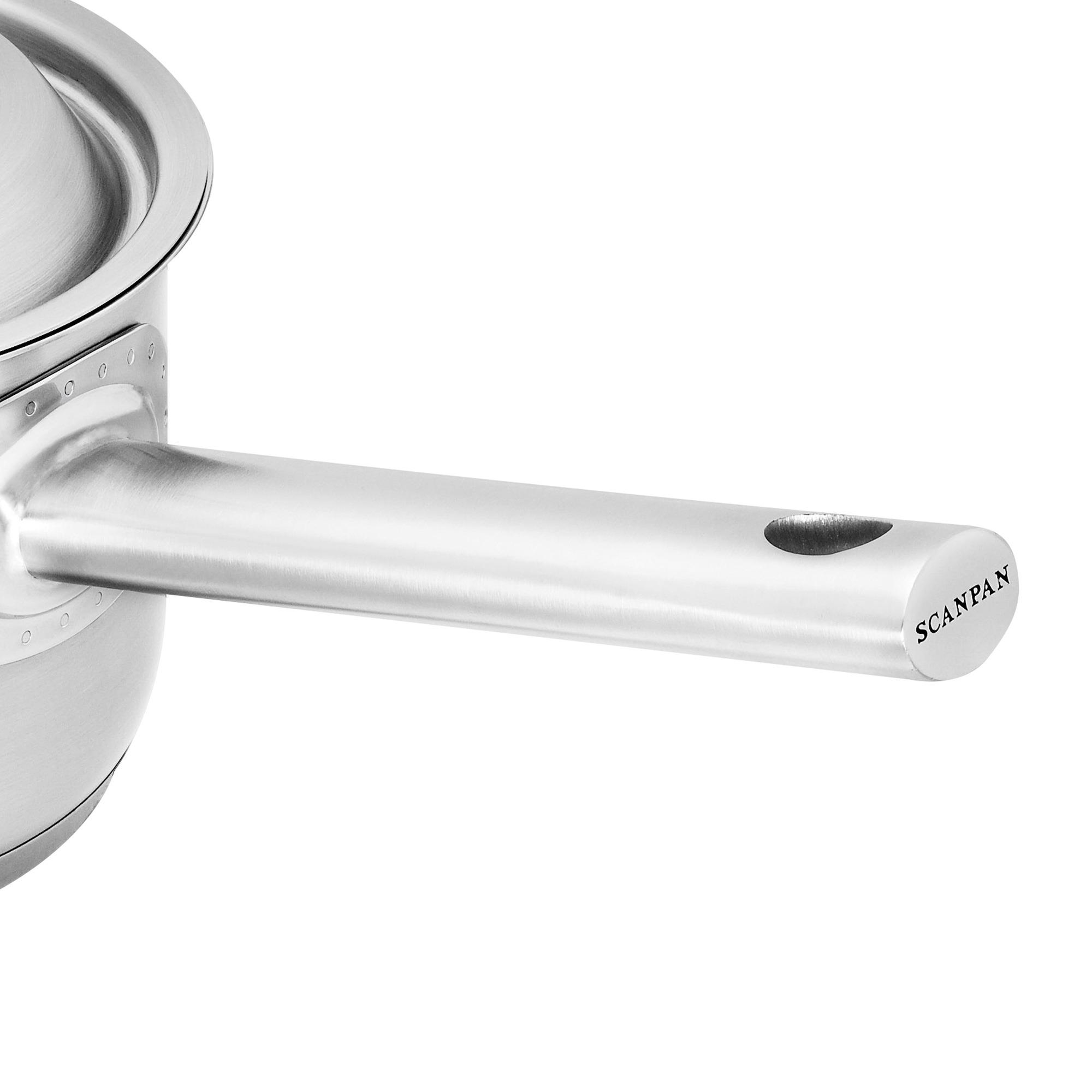 Scanpan Commercial Stainless Steel Covered Saucepan 14cm - 1.2L Image 3