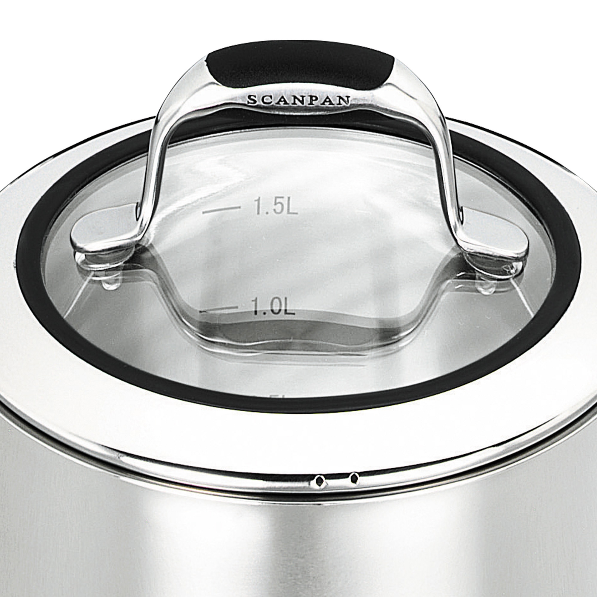 Scanpan Coppernox Stainless Steel Covered Saucepan 16cm - 1.8L Image 2