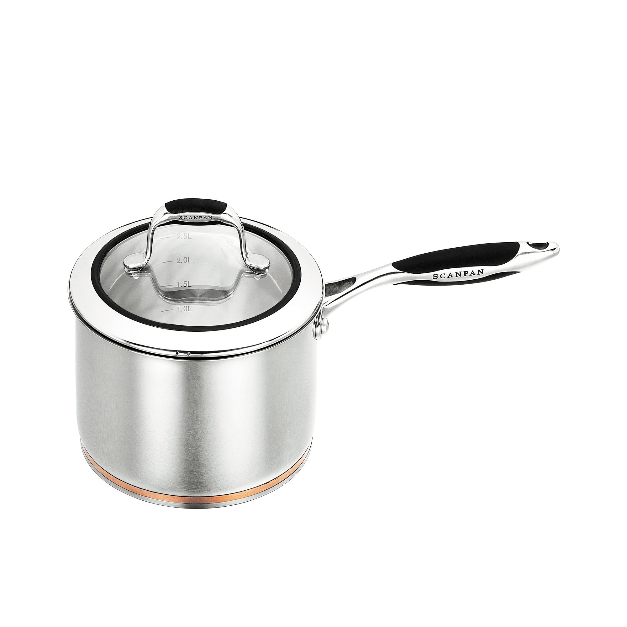 Scanpan Coppernox Stainless Steel Covered Saucepan 18cm - 2.5L Image 1