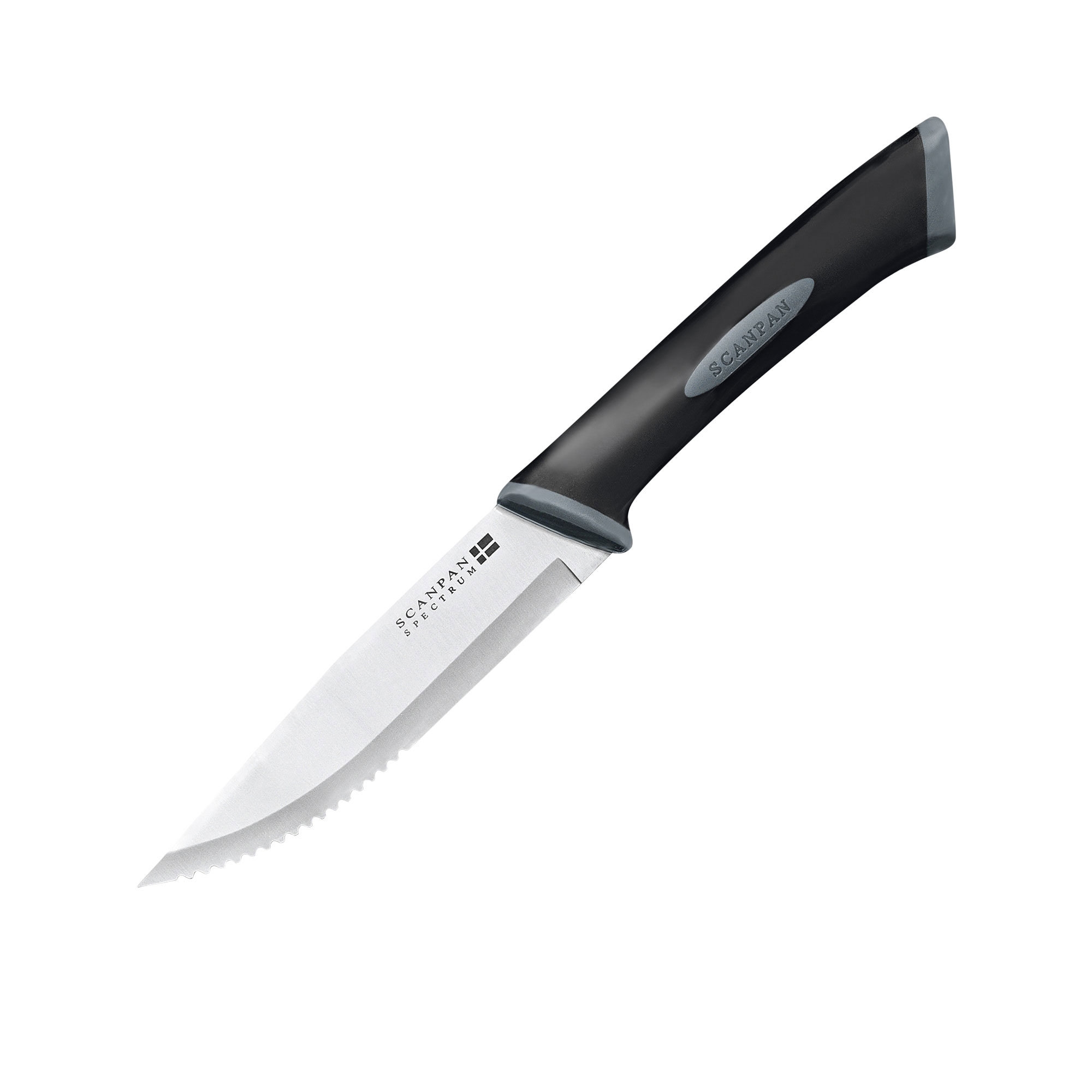 Scanpan Spectrum Jumbo Steak Knife Set of 4 Black Image 1