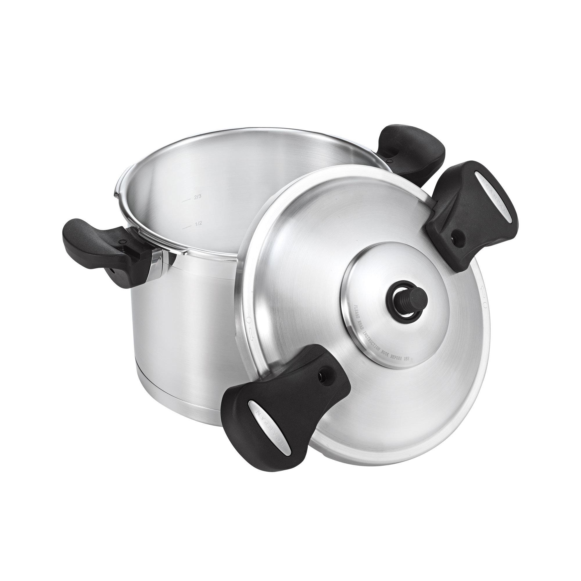 Scanpan Stainless Steel Pressure Cooker 22cm - 6L Image 1