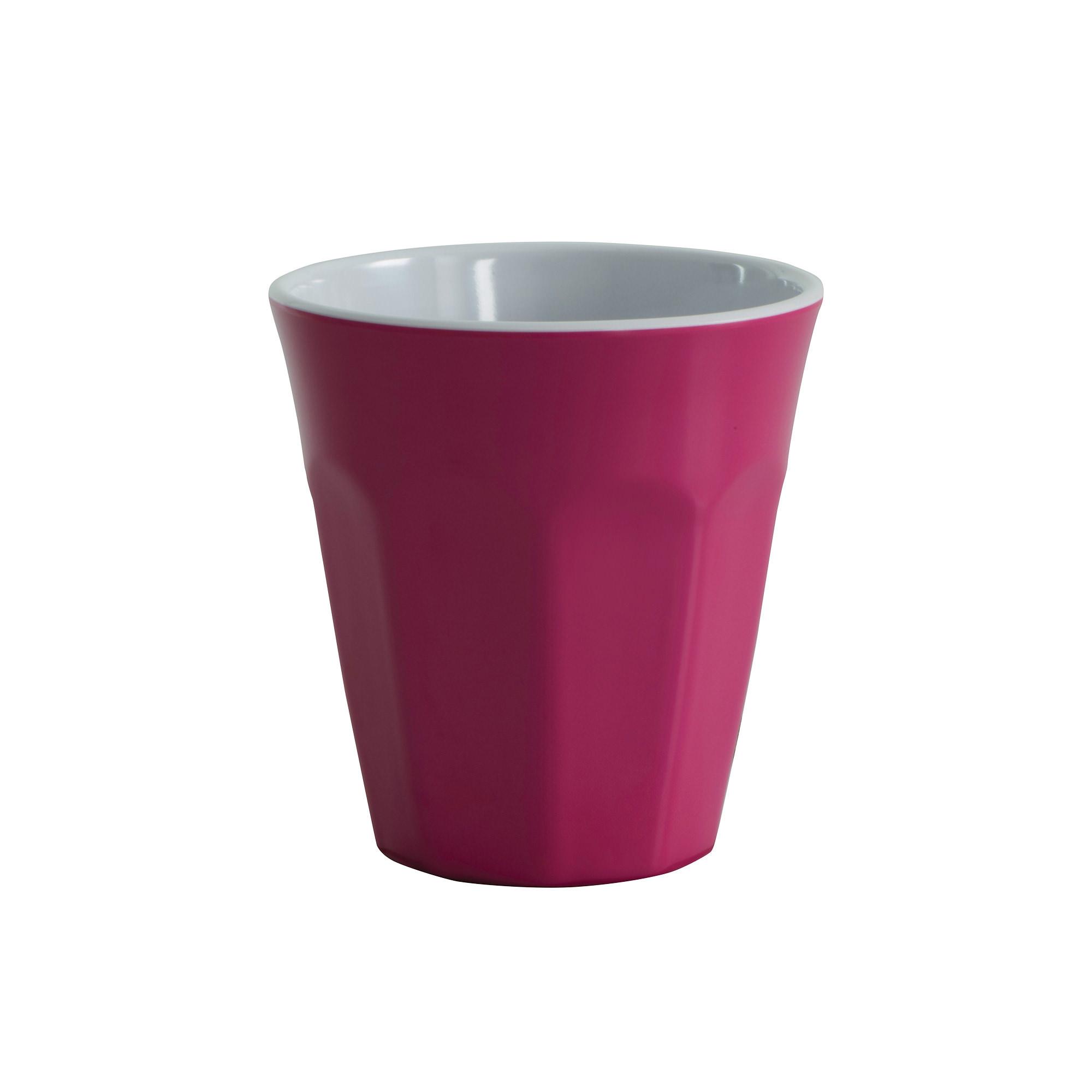 Serroni Melamine Cup 275ml Fuchsia Pink Image 1