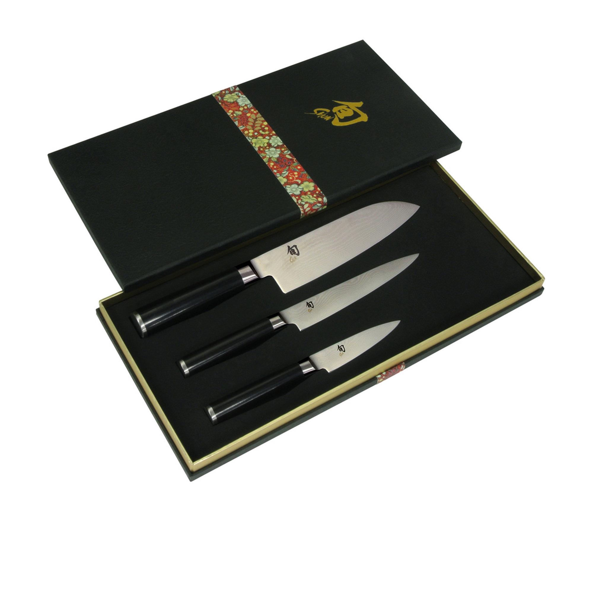 Shun Classic 3pc Santoku Knife Set Image 5