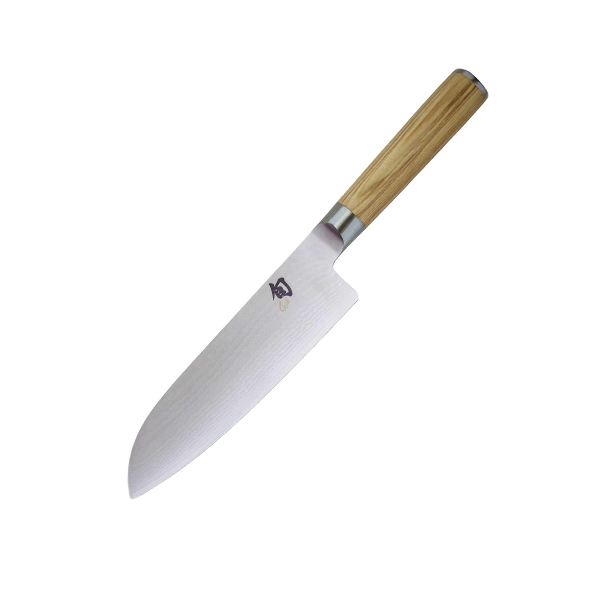 Shun Classic Santoku Knife 18cm White Image 1