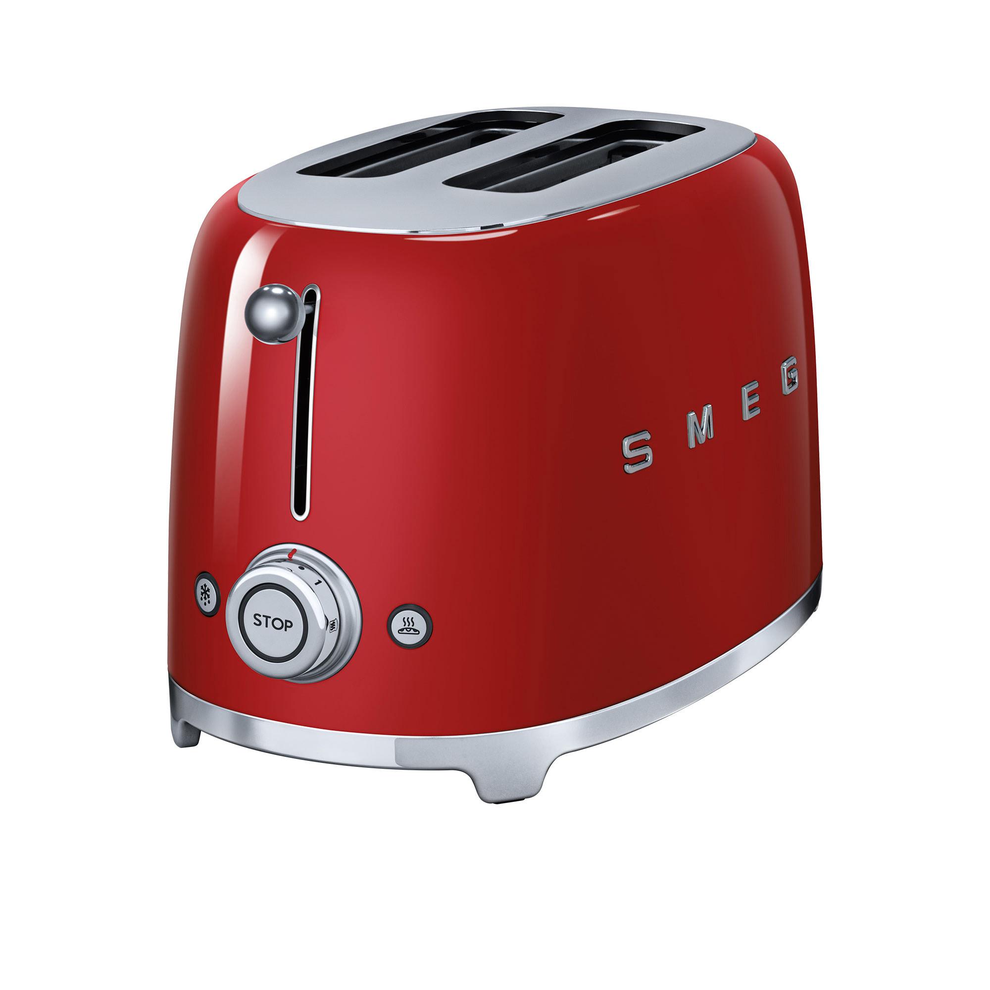Smeg 50's Retro Style 2 Slice Toaster Red Image 1