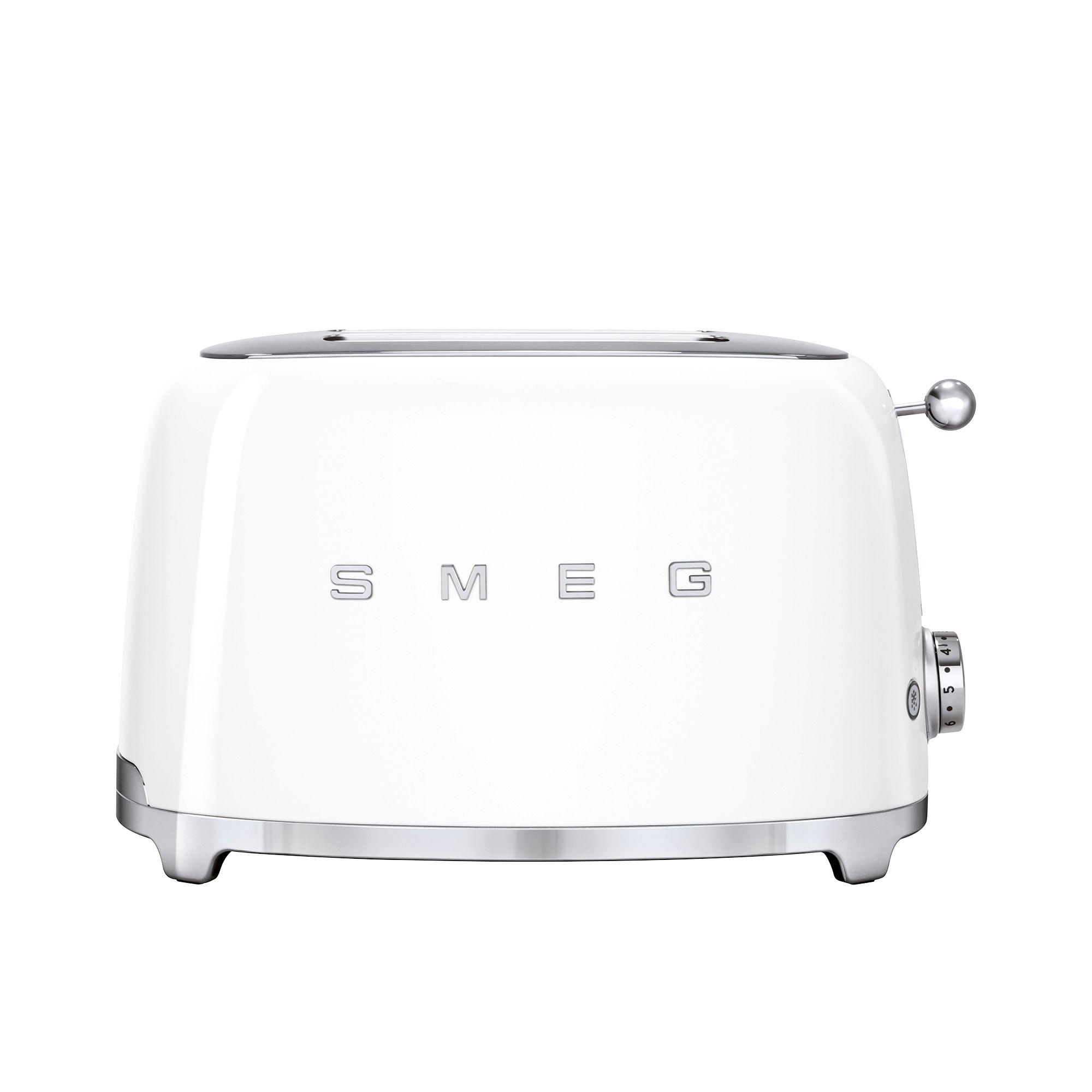 Smeg 50's Retro Style 2 Slice Toaster White Image 4
