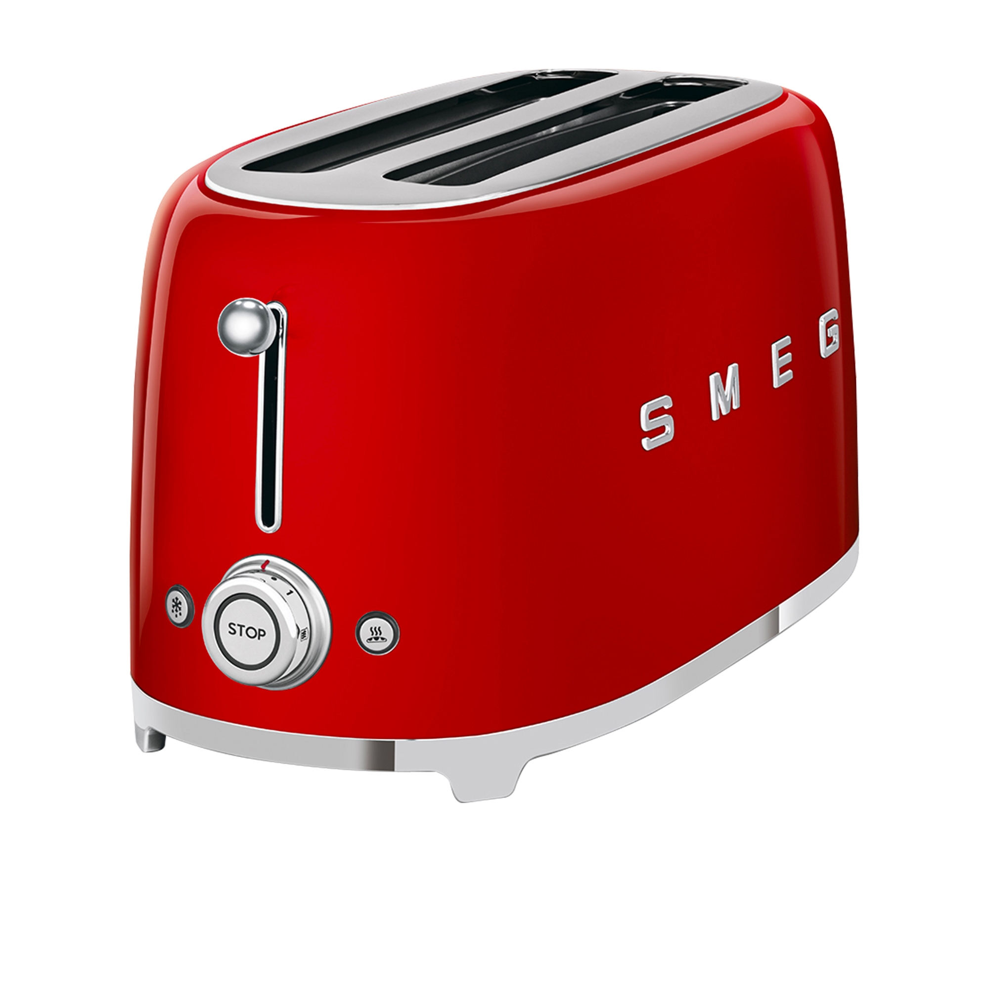Smeg 50's Retro Style 4 Slice Toaster Red Image 1
