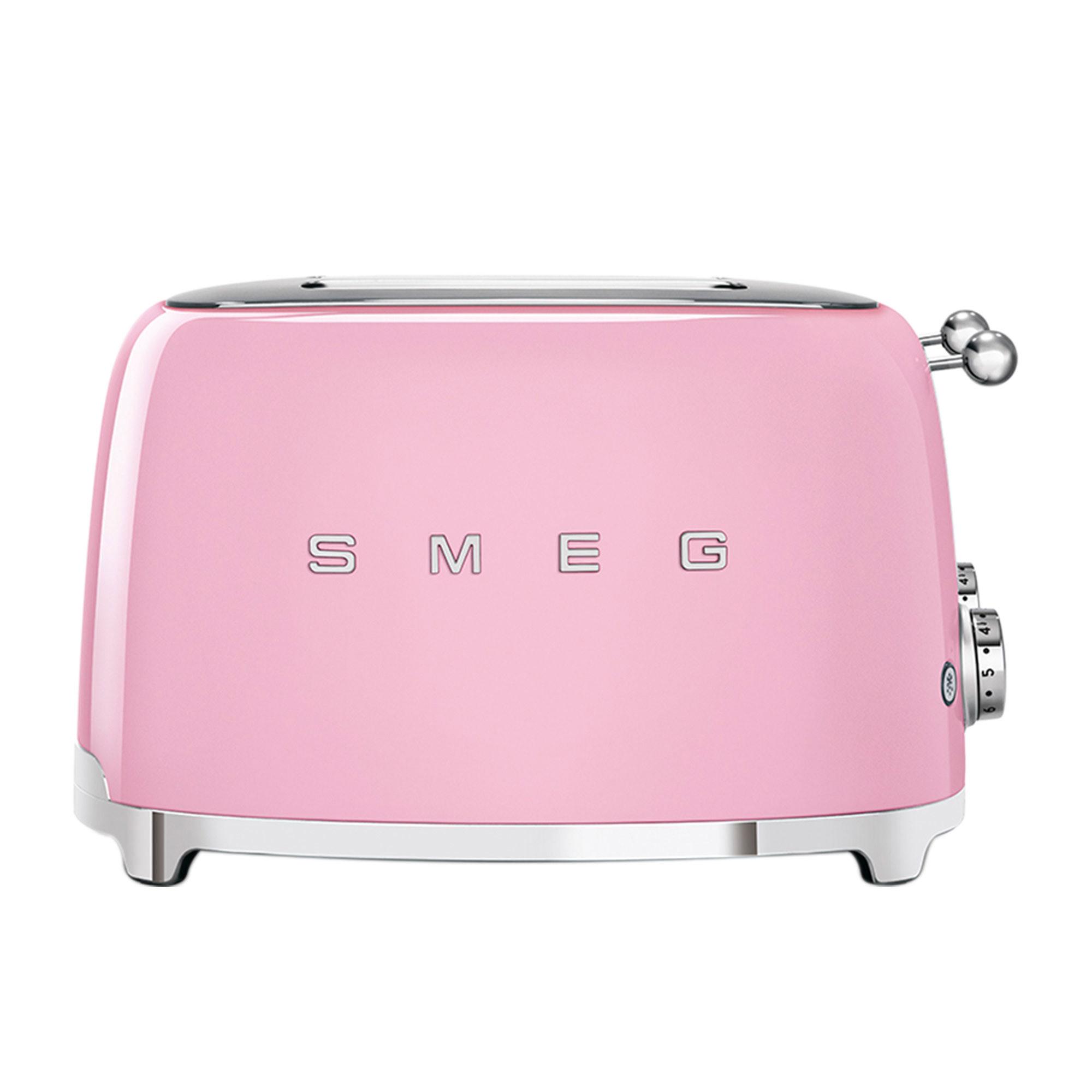 Smeg 50's Retro Style 4 Slot Toaster Pink Image 4