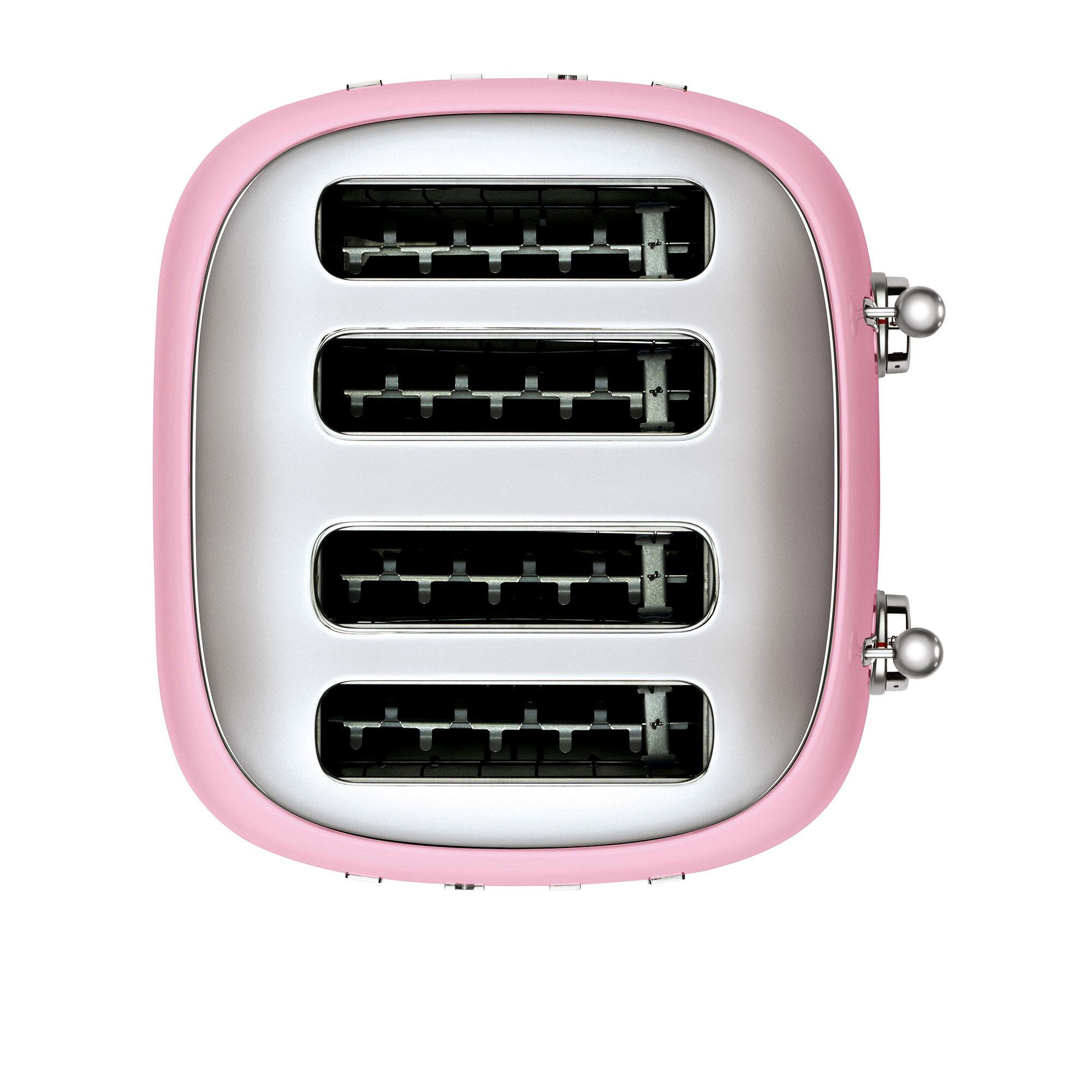 Smeg 50's Retro Style 4 Slot Toaster Pink Image 5