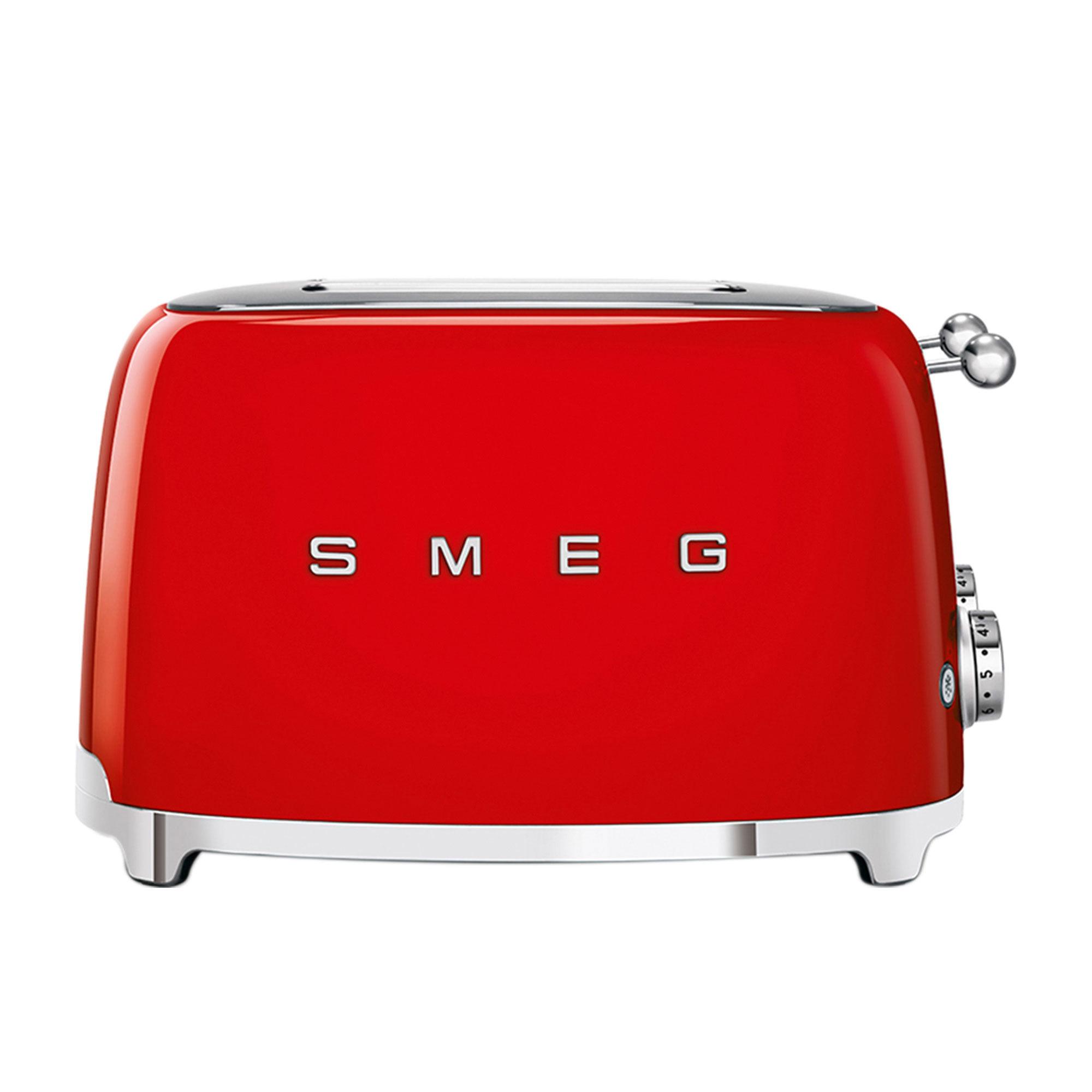 Smeg 50's Retro Style 4 Slot Toaster Red Image 5