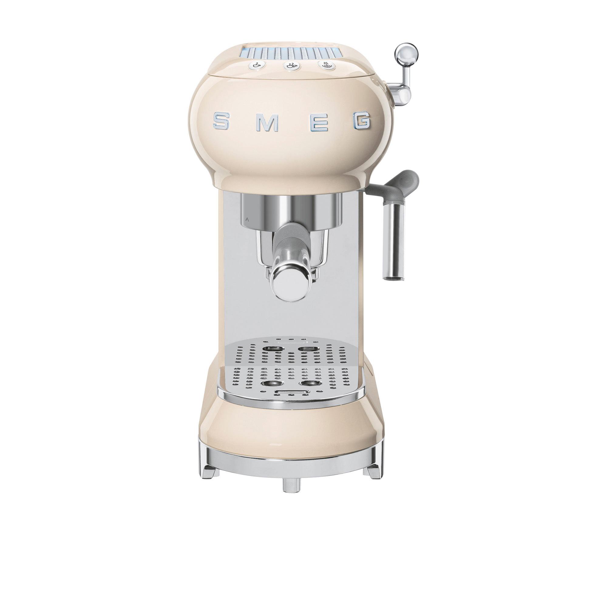 Smeg 50's Retro Style Espresso Coffee Machine Cream Image 6