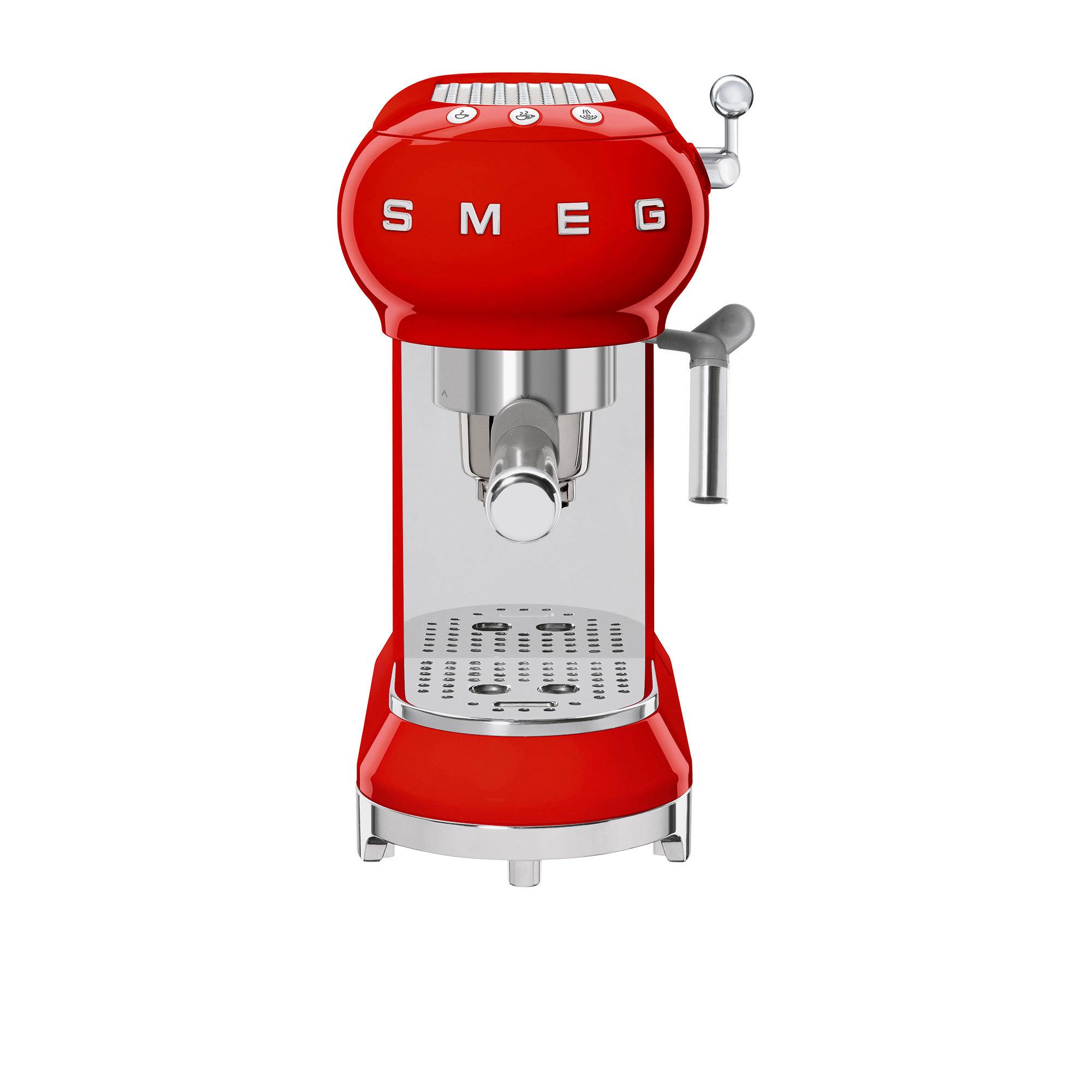 Smeg 50's Retro Style Espresso Coffee Machine Red Image 6