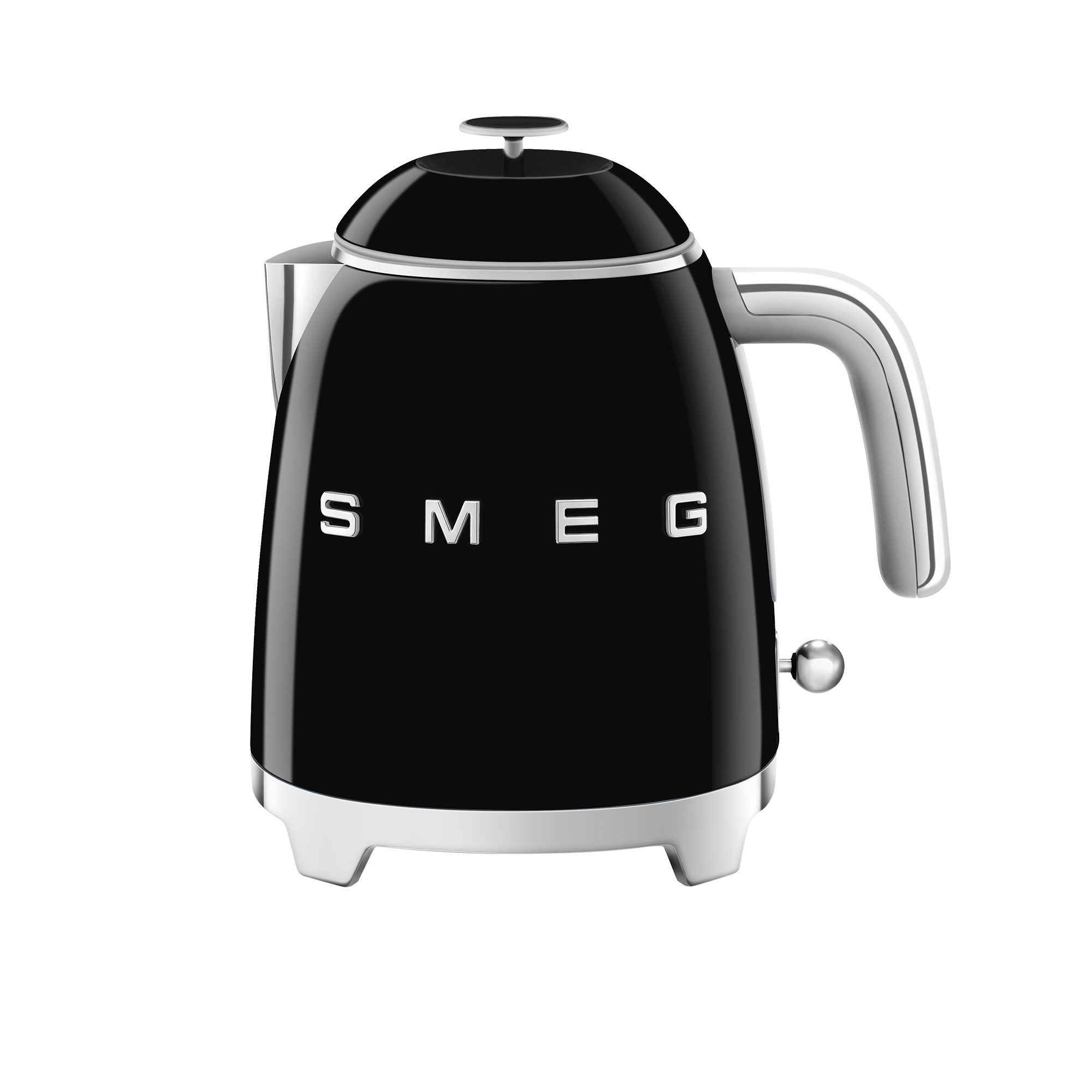 Smeg 50's Retro Style Mini Kettle 800ml Black Image 1
