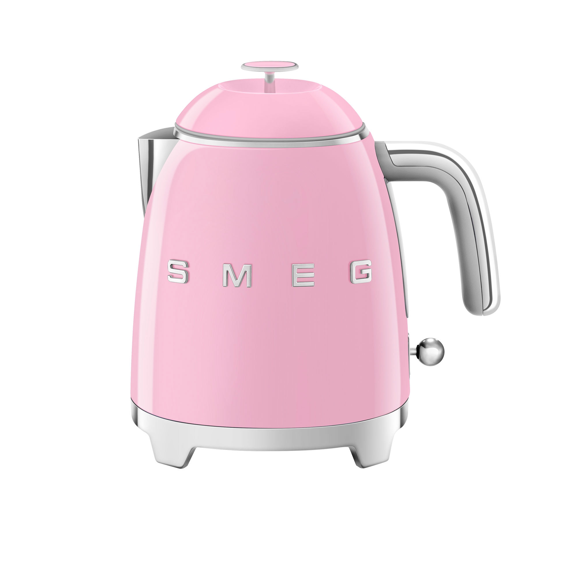 Smeg 50's Retro Style Mini Kettle 800ml Pastel Pink Image 1