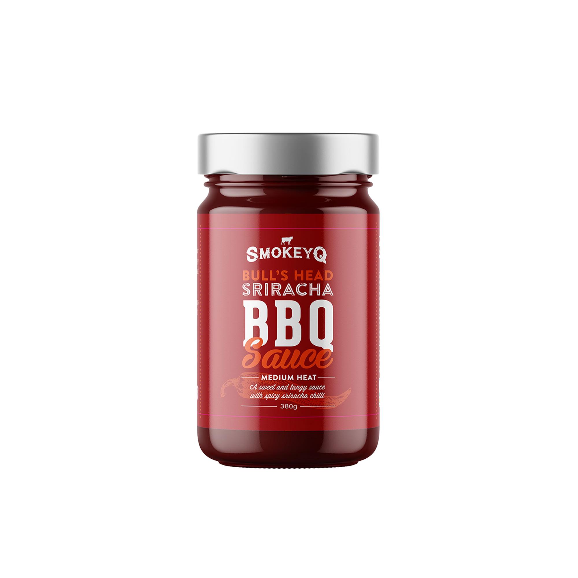 Smokey Q Sriracha BBQ Sauce 380g Image 1