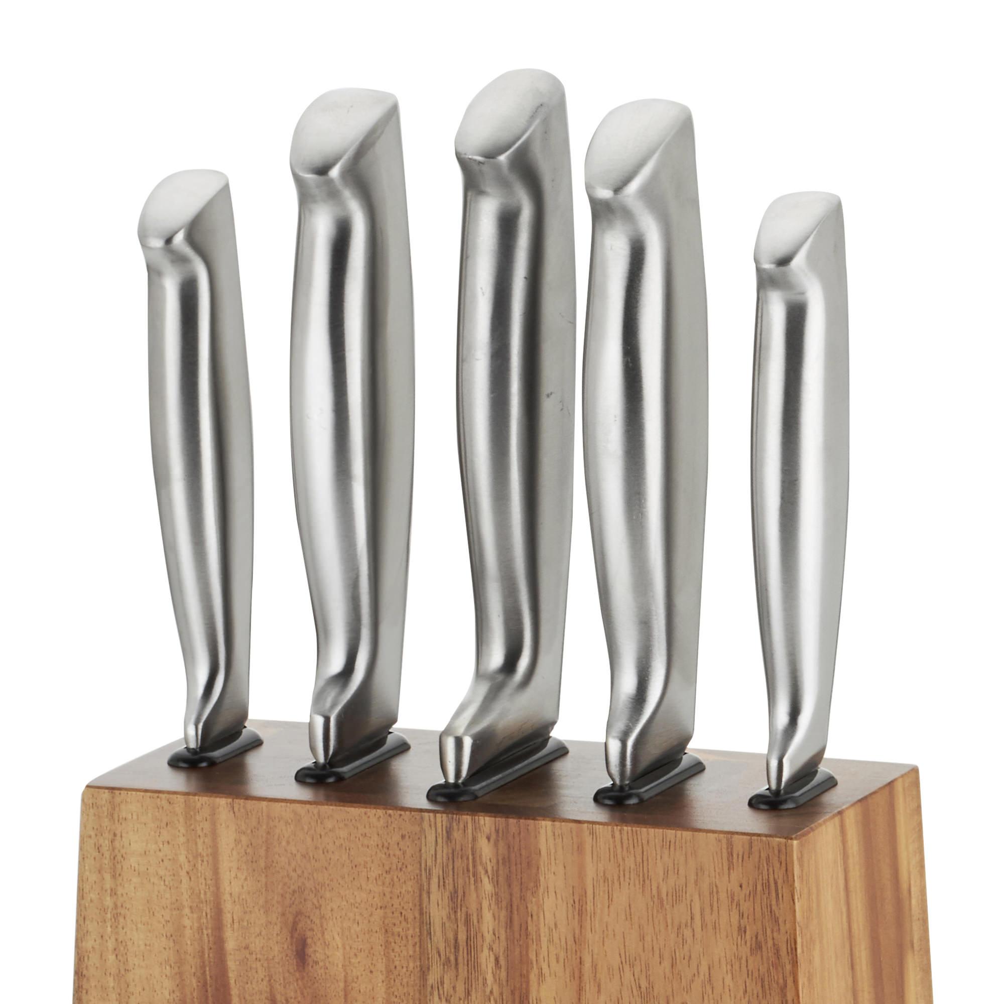 Stanley Rogers 6pc Tapered Vertical Knife Block Set Image 3